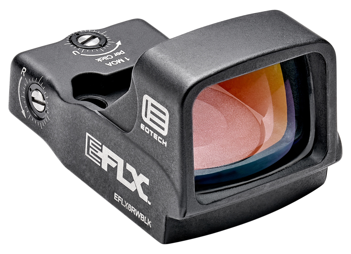 EoTech EFLX6RWBLK EFLX Mini Black Anodized 1x 6 MOA Red Dot Reticle