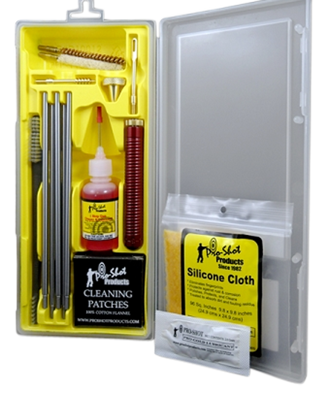 Pro-Shot R22KIT Classic Box Kit 22 Cal Rifle/Yellow Plastic Case