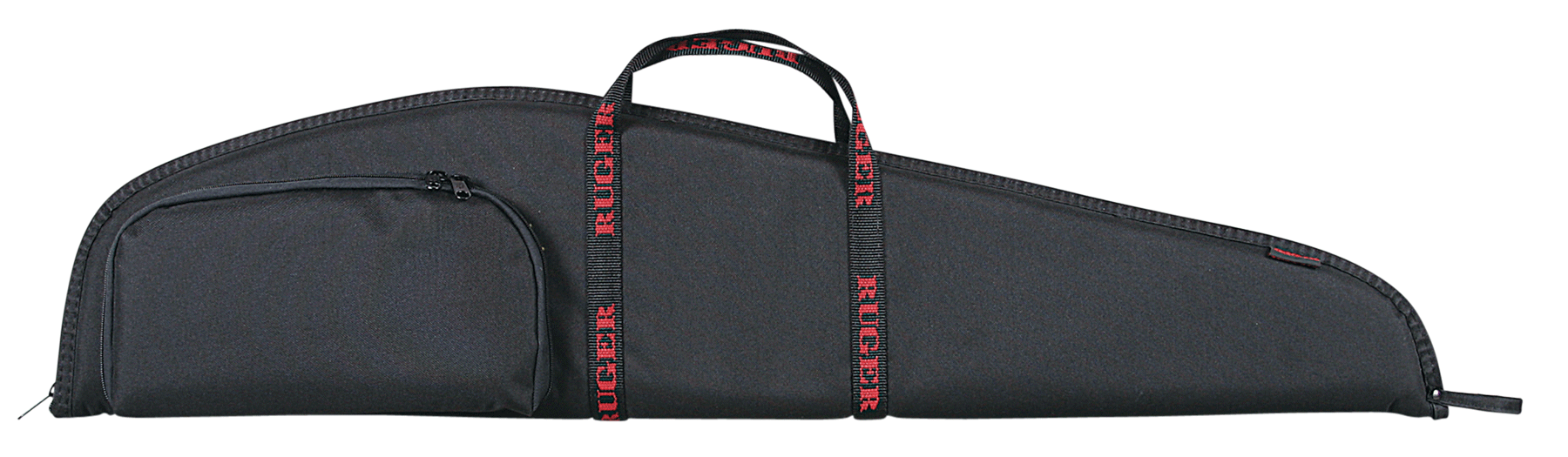 Ruger 27140 Rifle Case40" Black Endura with Red Ruger Logo, Accessory Pocket & Foam Padding