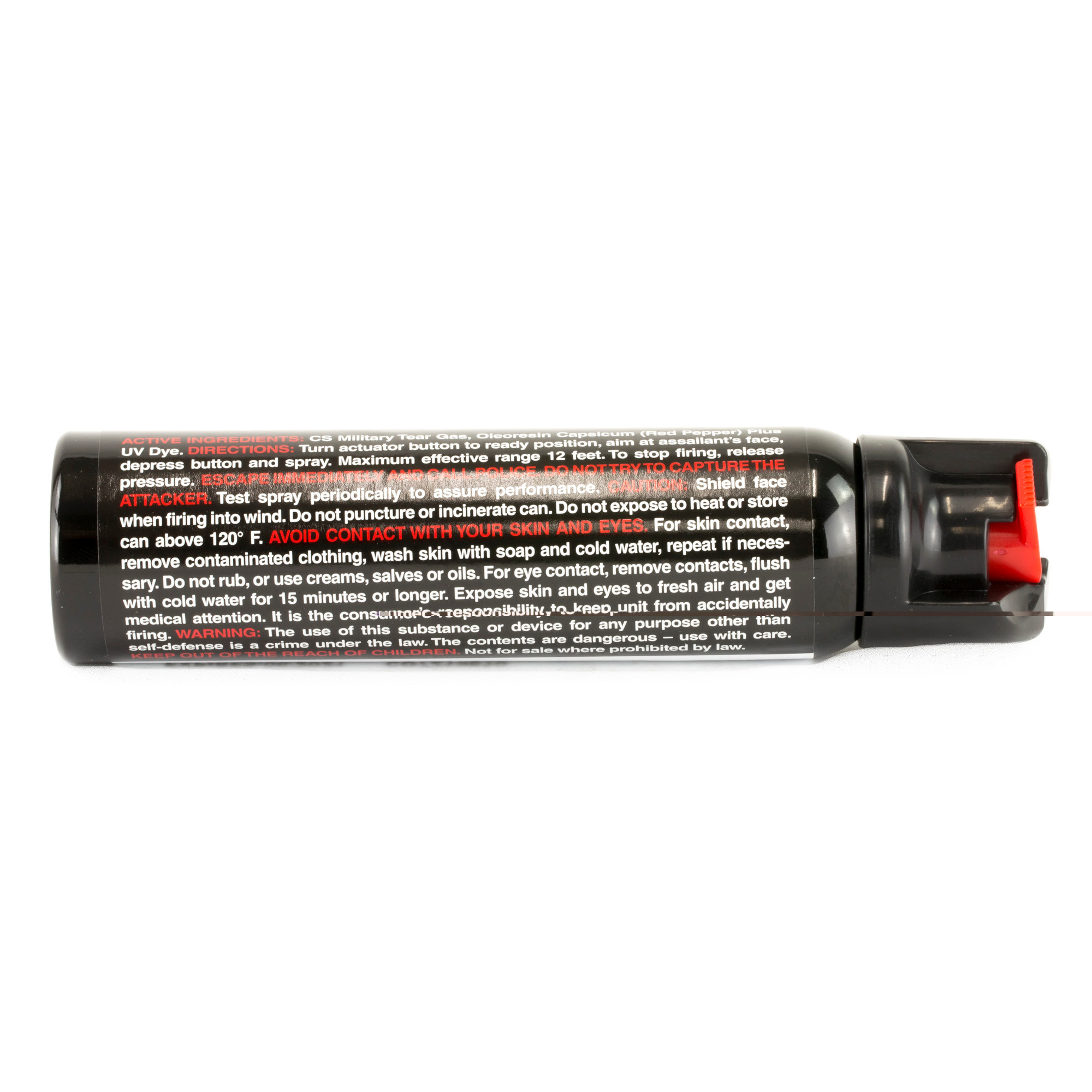 Sabre M120L Magnum Self Defense Police Magnum Pepper Spray Range 8-10 ft 4.36 oz
