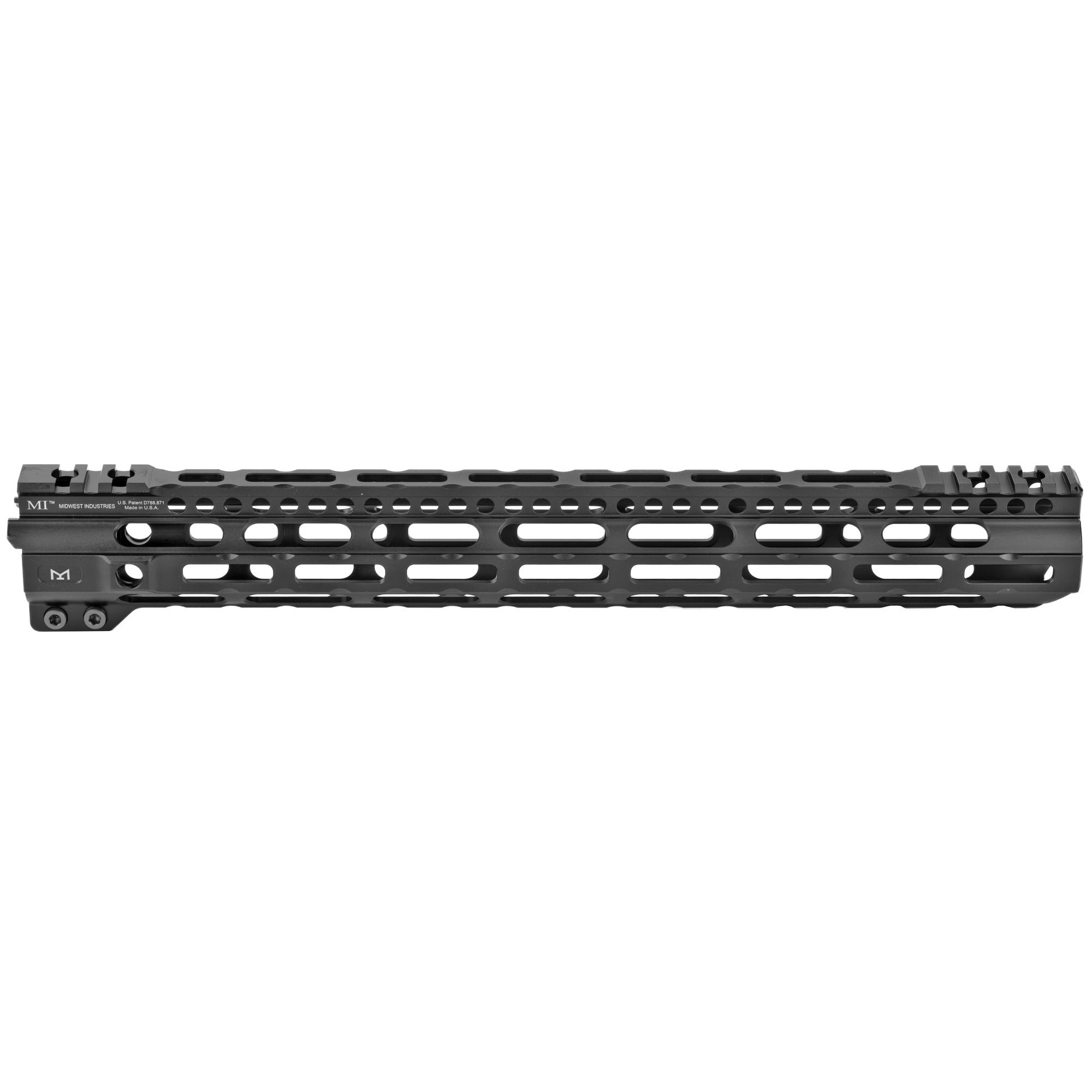 Midwest Industries MIULW14 UltralightAR-15 Black Hardcoat Anodized Aluminum/Polymer 14" Picatinny/M-LOK