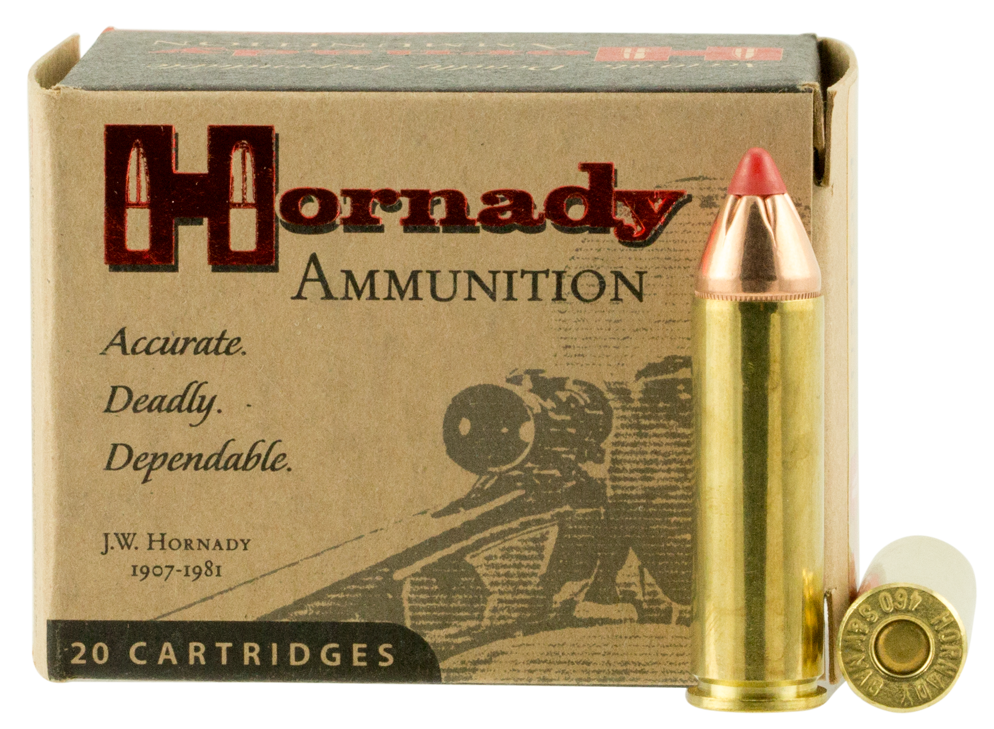 Hornady Custom Ammunition 500 S&W Magnum 300 Grain FTX 20RD