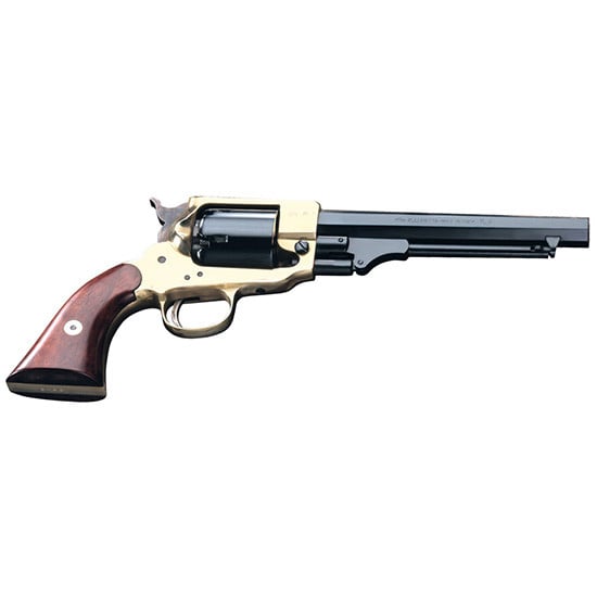 Pietta Spiller and Burr Black Powder Revolver 36 Caliber 6.5" Barrel Brass Frame Blue