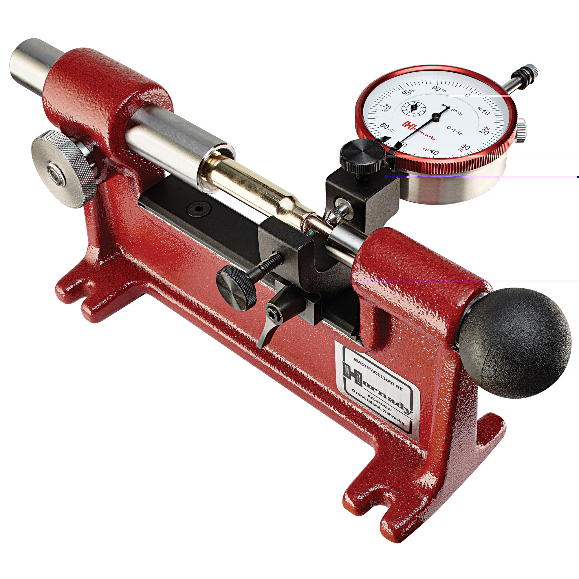 Hornady 050076 Lock-N-Load Concentricity Gauge Red Multi-Caliber