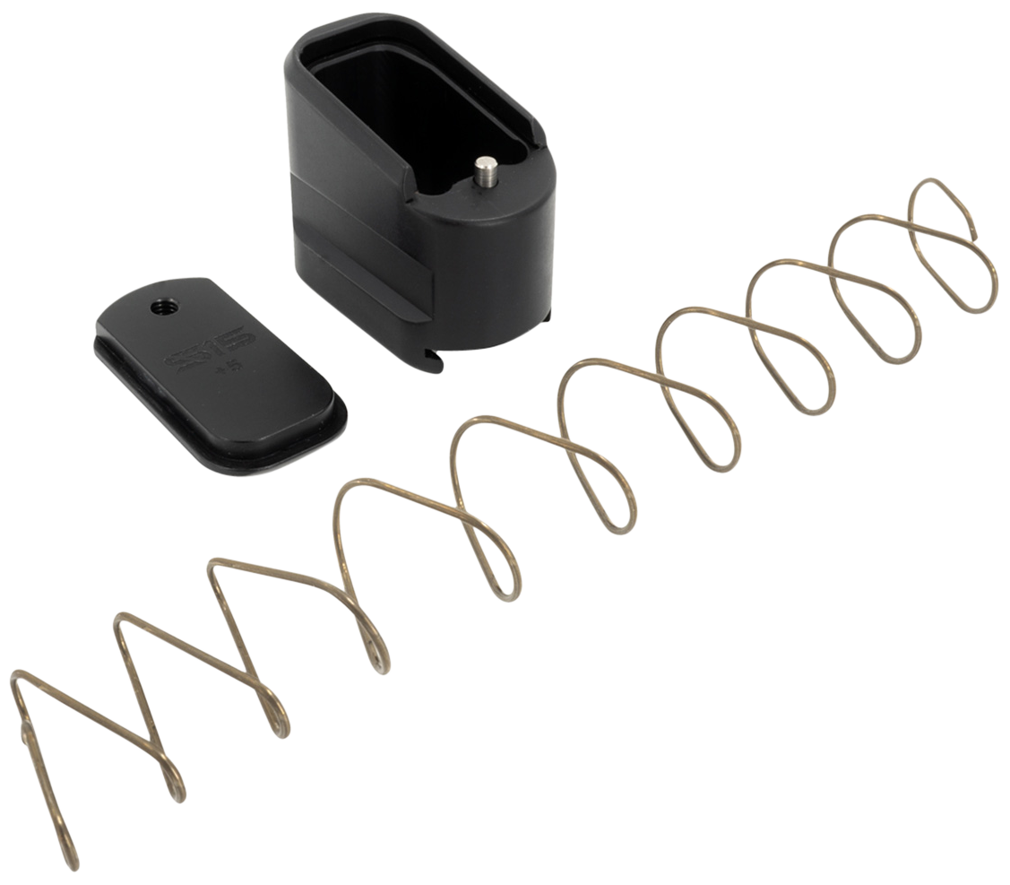Shield Arms SAS15ME5BLK Magazine Extension5rd Compatible w/ Shield Arms S15 Magazine, Black Anodized Aluminum
