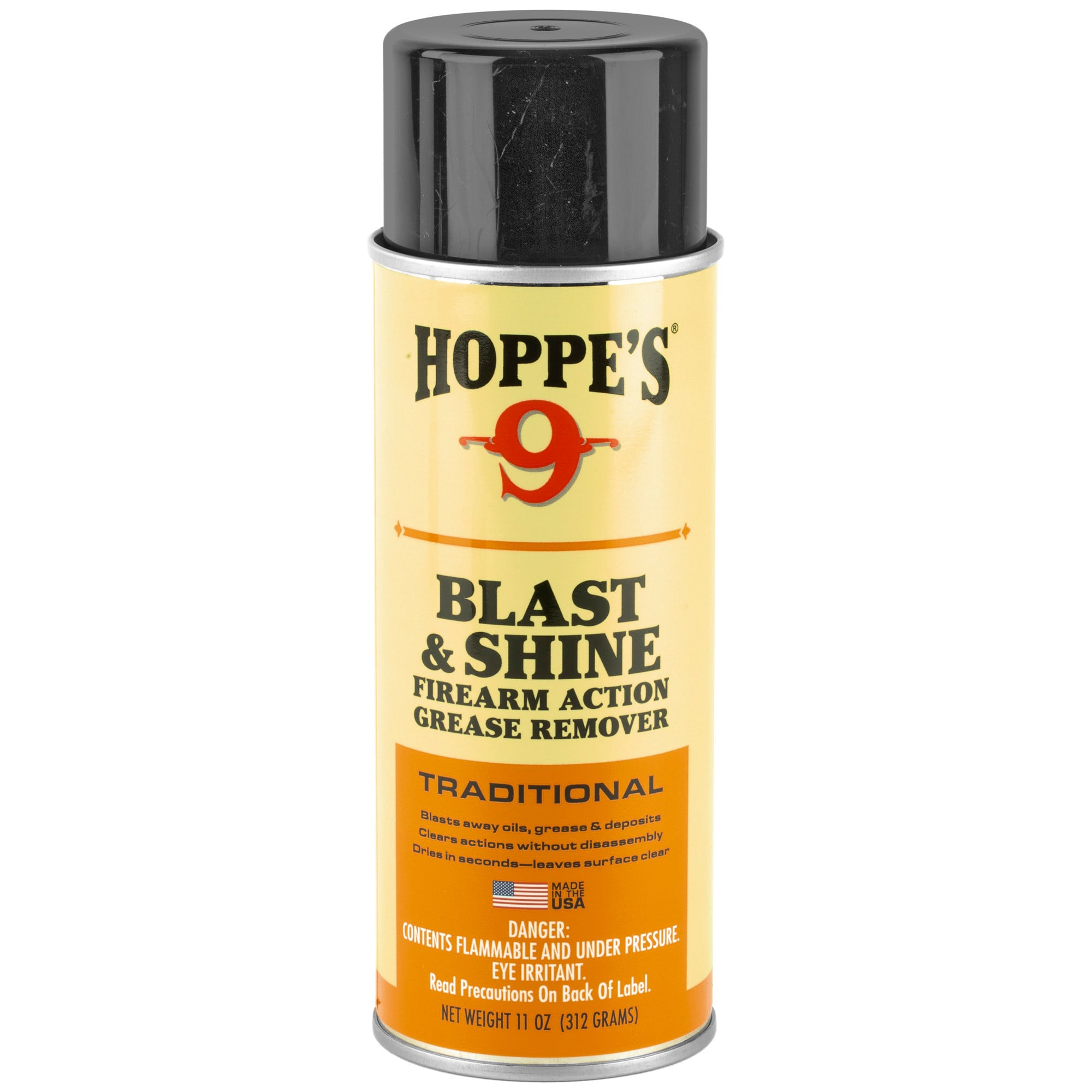 Hoppe's CD1 No. 9 Blast & Shine Removes Dirt, Grease, Oil 11 OZ Aerosol Can