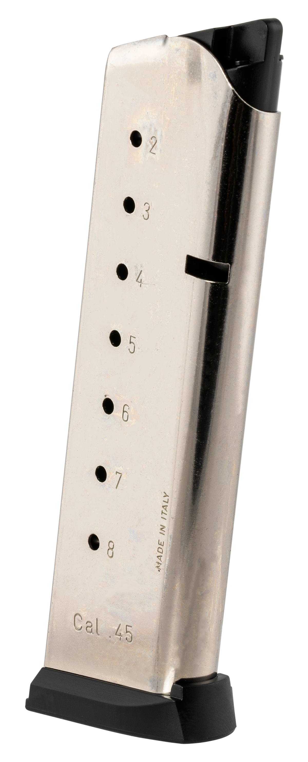 Mec-Gar Magazine with Base Pad 1911 Government, Commander 45 ACP 8-Round
