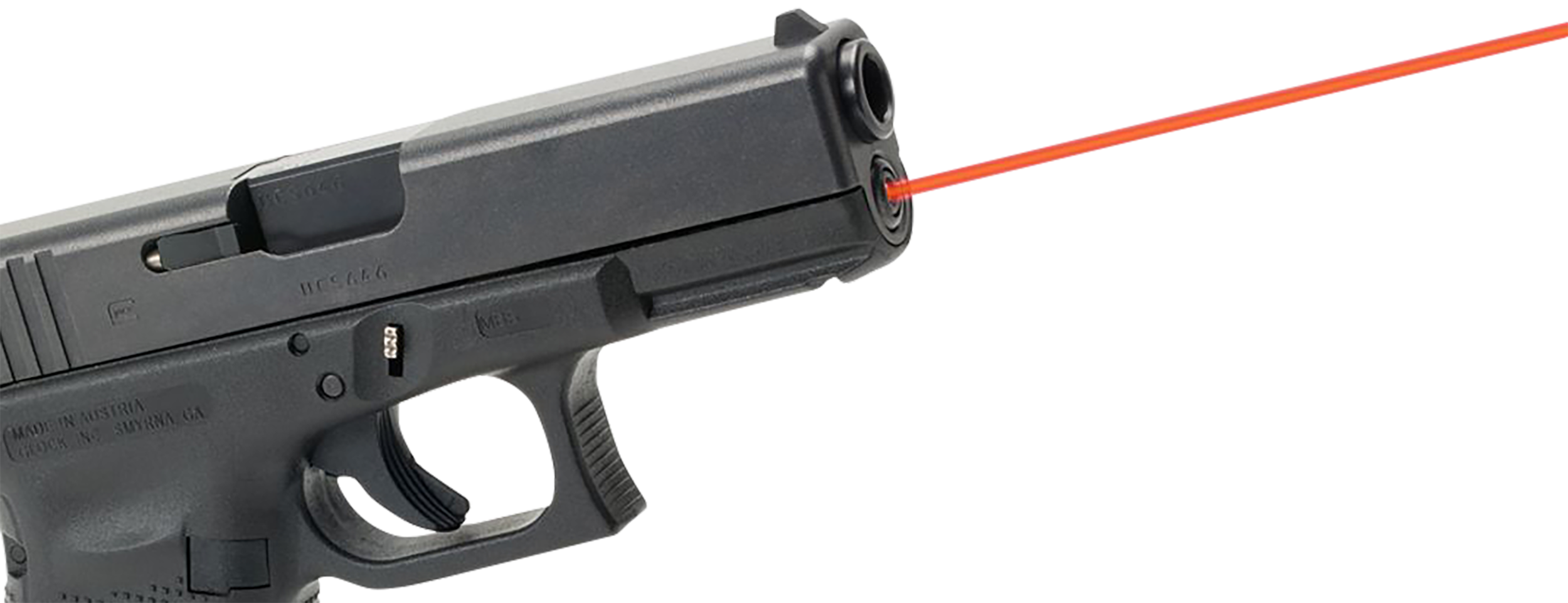 LaserMax LMSG423 Guide Rod Laser 5mW Red Laser with 635nM Wavelength & Made of Aluminum for Glock 23 Gen4