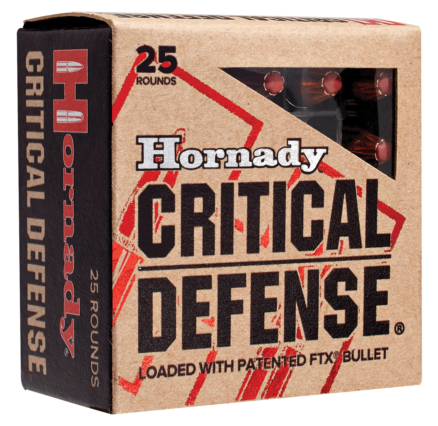 Hornady Critical Defense Ammunition 25 ACP 35 Grain FTX Box of 25