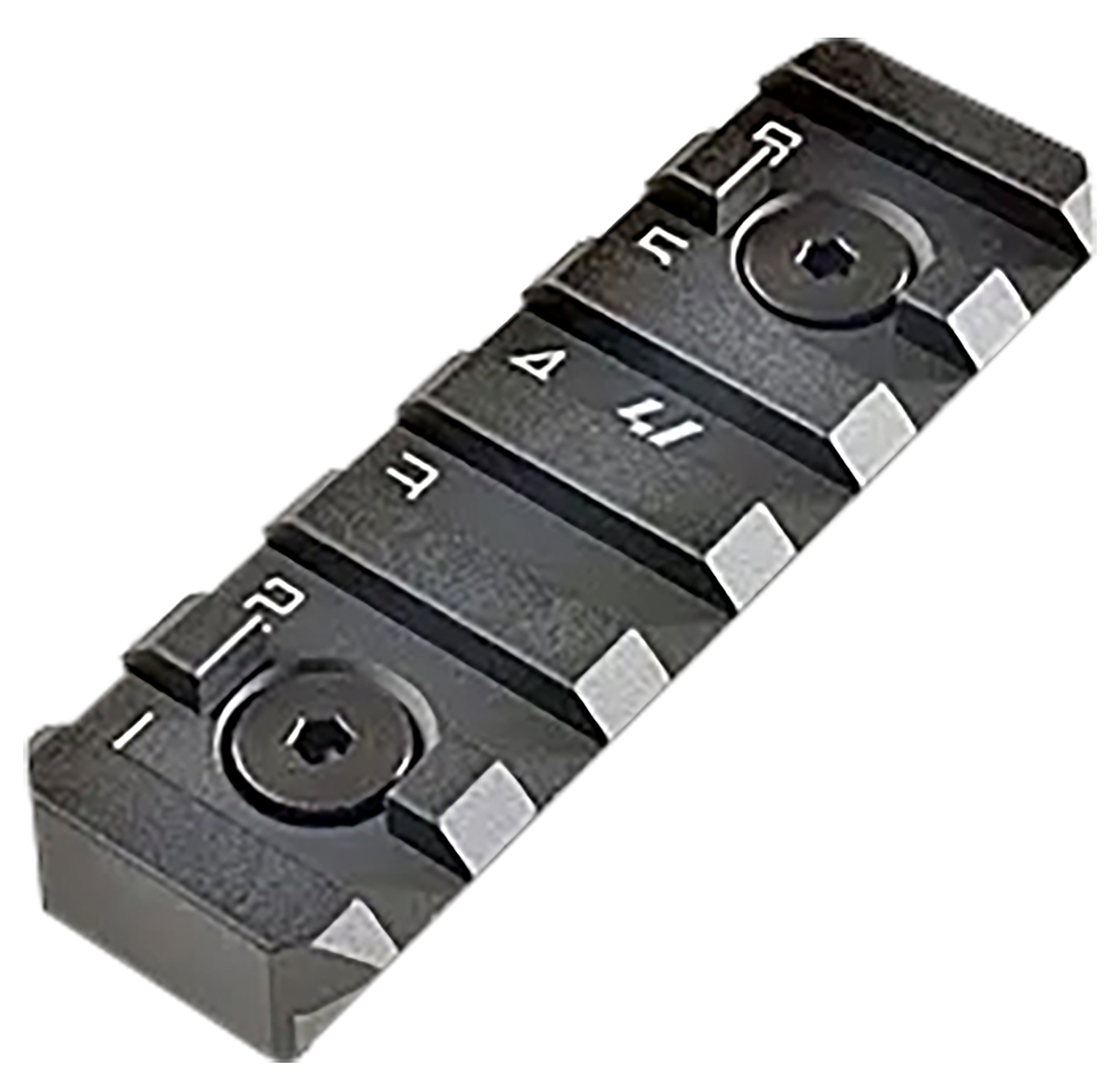 Strike LINKRS6BK Link Rail Section 6-Slot Black Anodized AR-Platform
