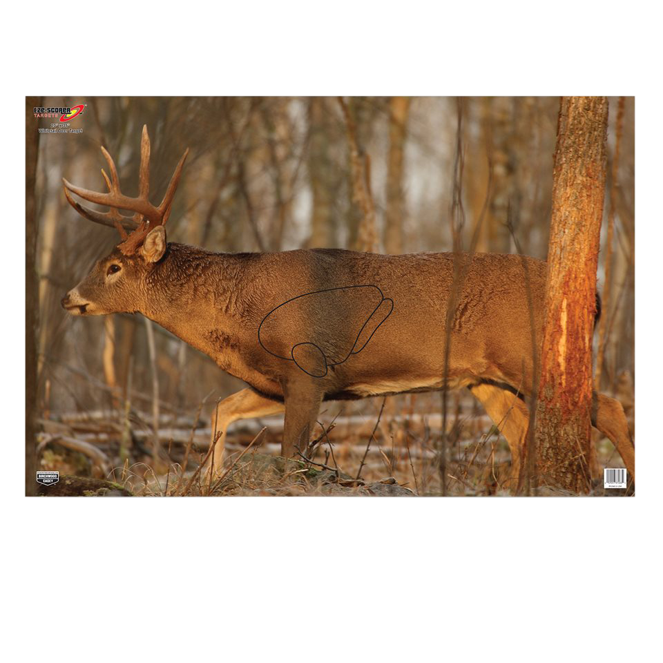 Birchwood Casey 37481 EZE-ScorerWhitetail Deer Paper Hanging 23" x 35" Multi-Color 2 Per Pkg