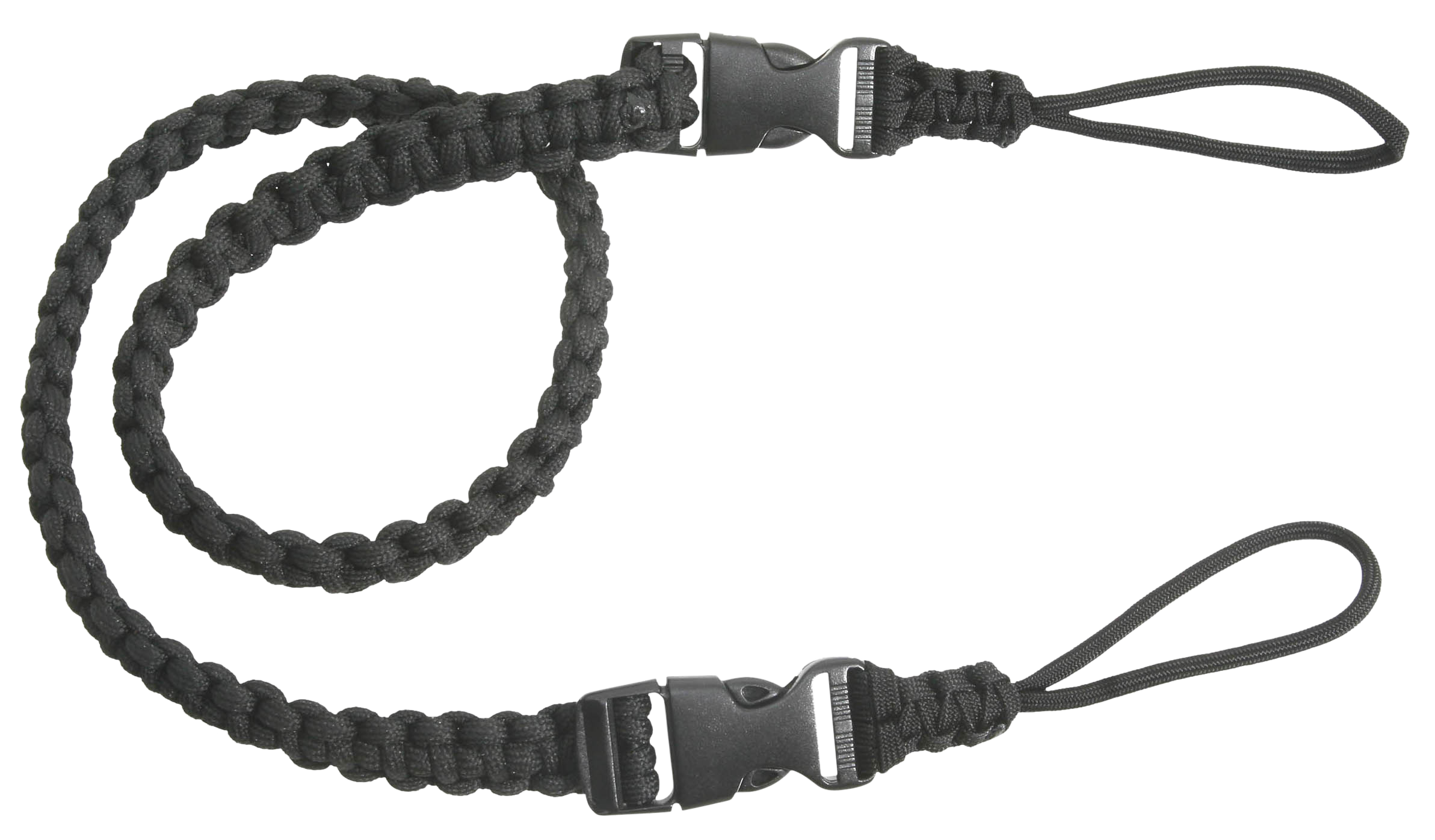 Outdoor Connection PCBS80575 Bino-Strap0.63" W x 32.50" L Black Paracord
