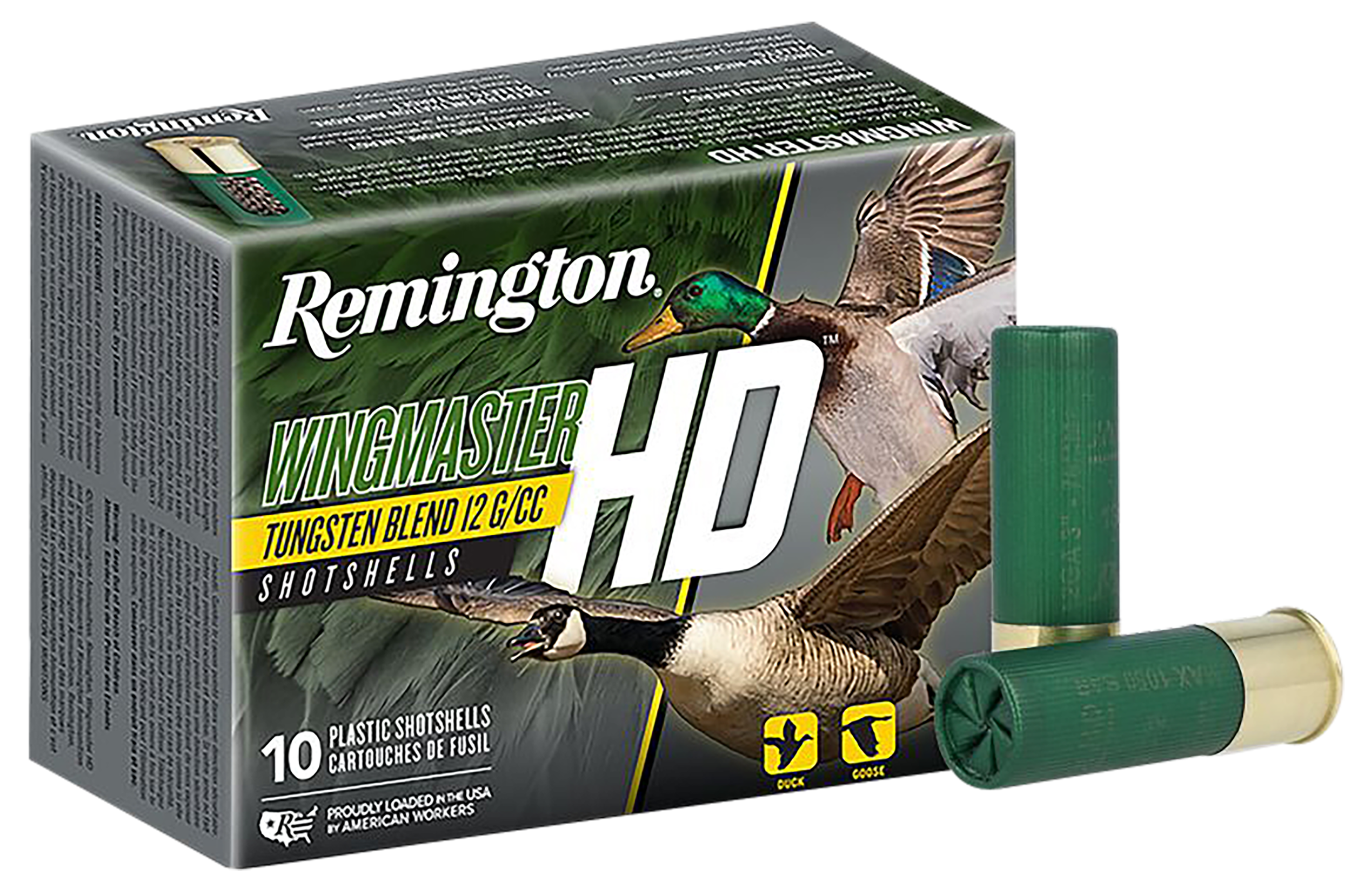 Remington Ammunition 20905 Wingmaster HD Waterfowl 12 Gauge 3" 1 1/2 oz 4 Shot 10 Per Box/ 10 Cs