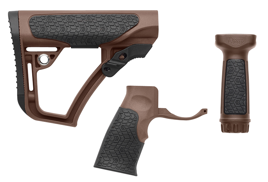 Daniel Defense 2810206145011 Collapsible Buttstock Pistol Grip/Vertical Foregrip AR-15 Mil Spec +