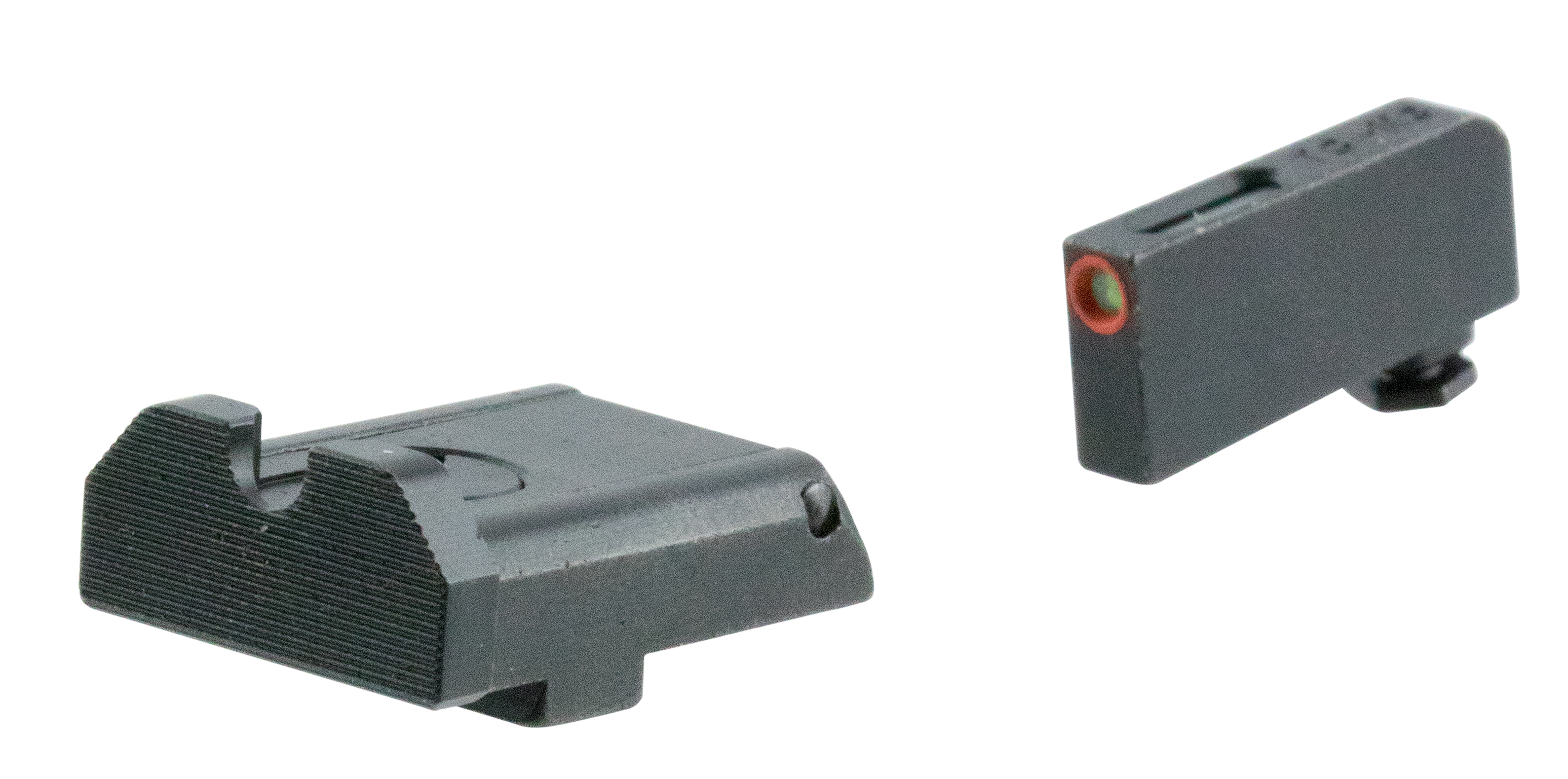 TruGlo TG13GLAPC TFX ProBlack | Green Tritium & Fiber Optic Orange Outline Front Sight Blank Rear Sight