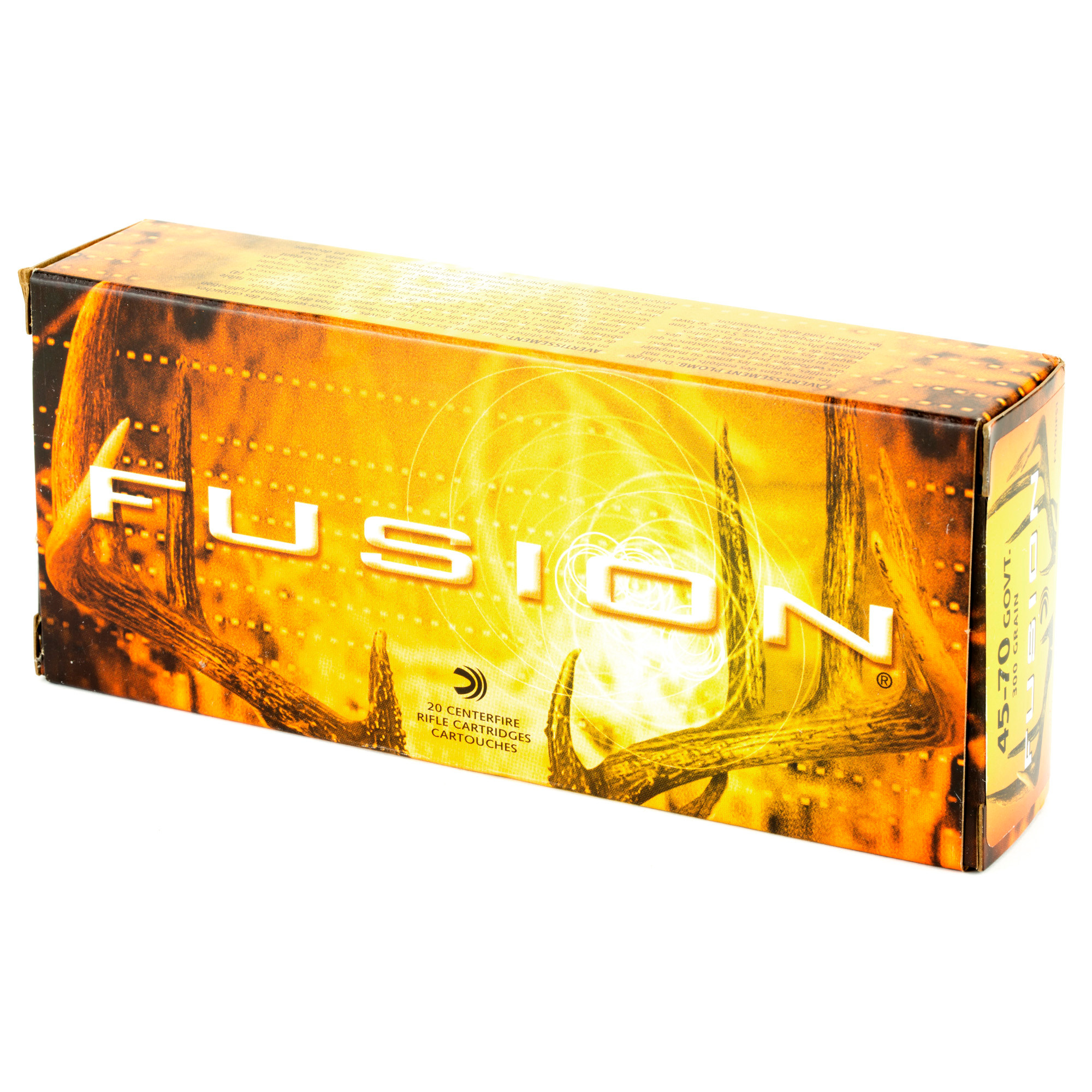 Federal Fusion Ammunition 45-70 Government 300 Grain Bonded Soft Point 20RD