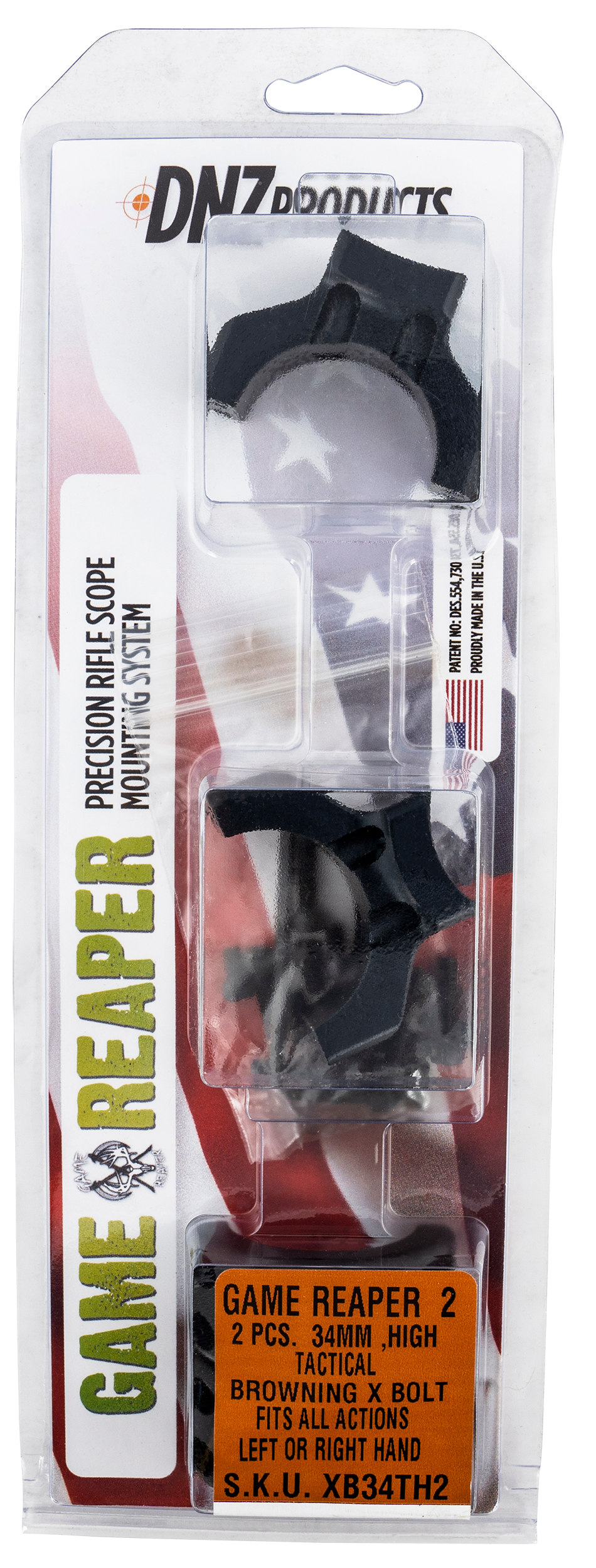 DNZ Game Reaper, DNZ Xb34Th2 2 Pc Brn X-Blt Hi Mt 34mm