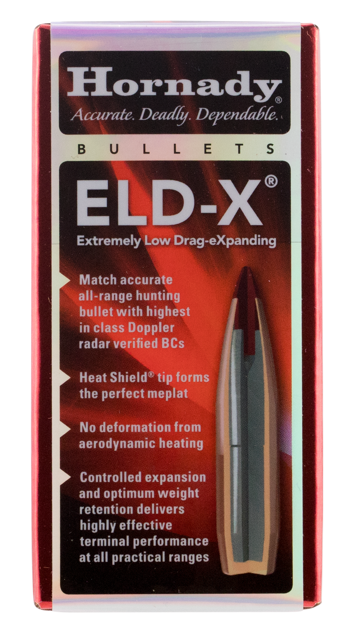 Hornady 25418 ELD-X Hunting 25 Cal .257 110 gr Extremely Low Drag-eXpanding