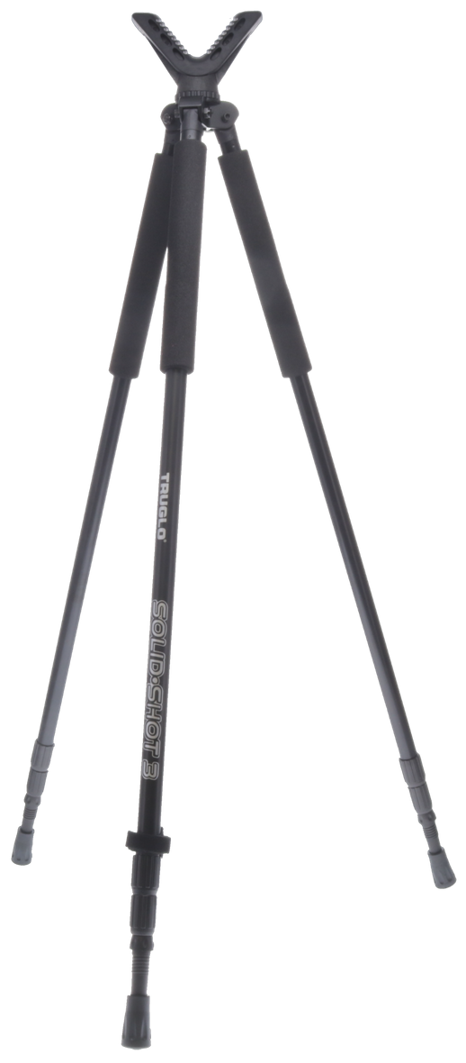 TRUGLO Solid Shot Tripod Shooting Stick 22"-68" Aluminum