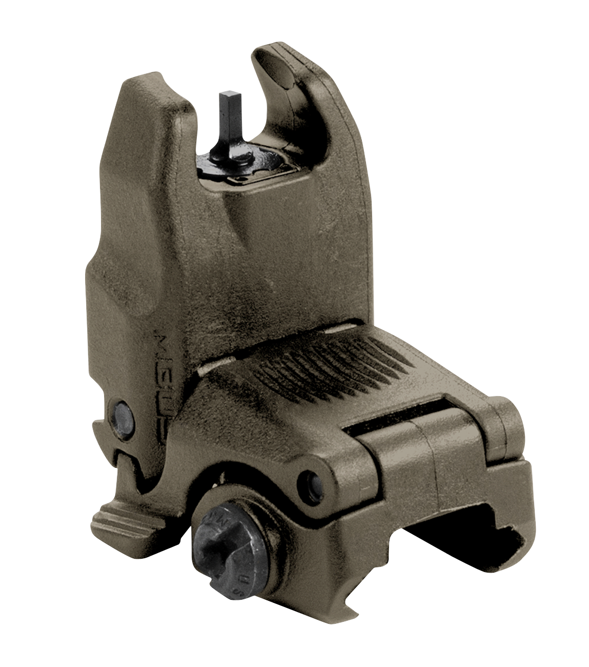 Magpul MAG247-ODG MBUS Sight FrontOlive Drab Green Folding for AR-15, M16