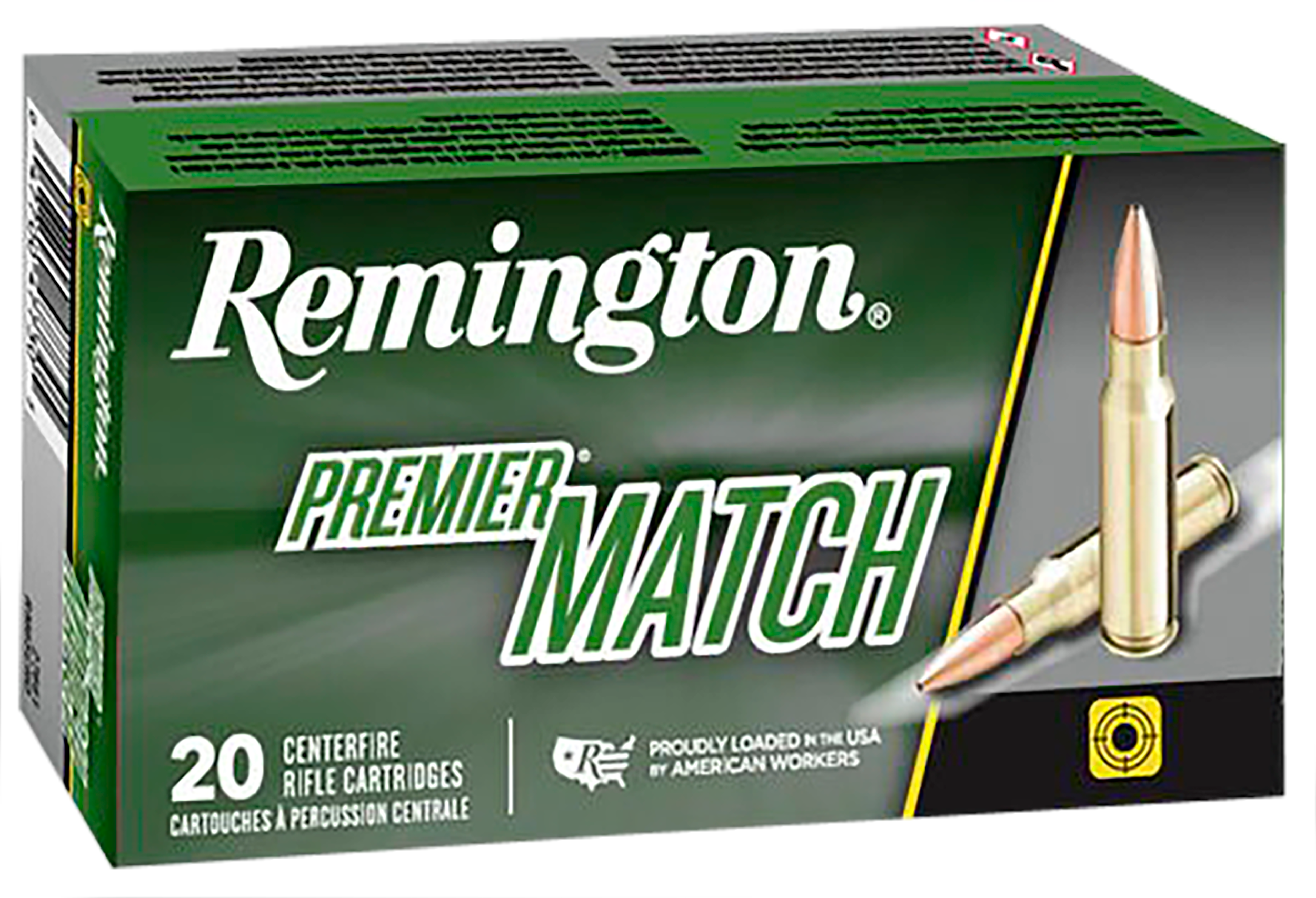 Remington Ammunition 27680 Premier Match 223 Rem 69 gr SMBTHP20 Per Box/ 10 Cs