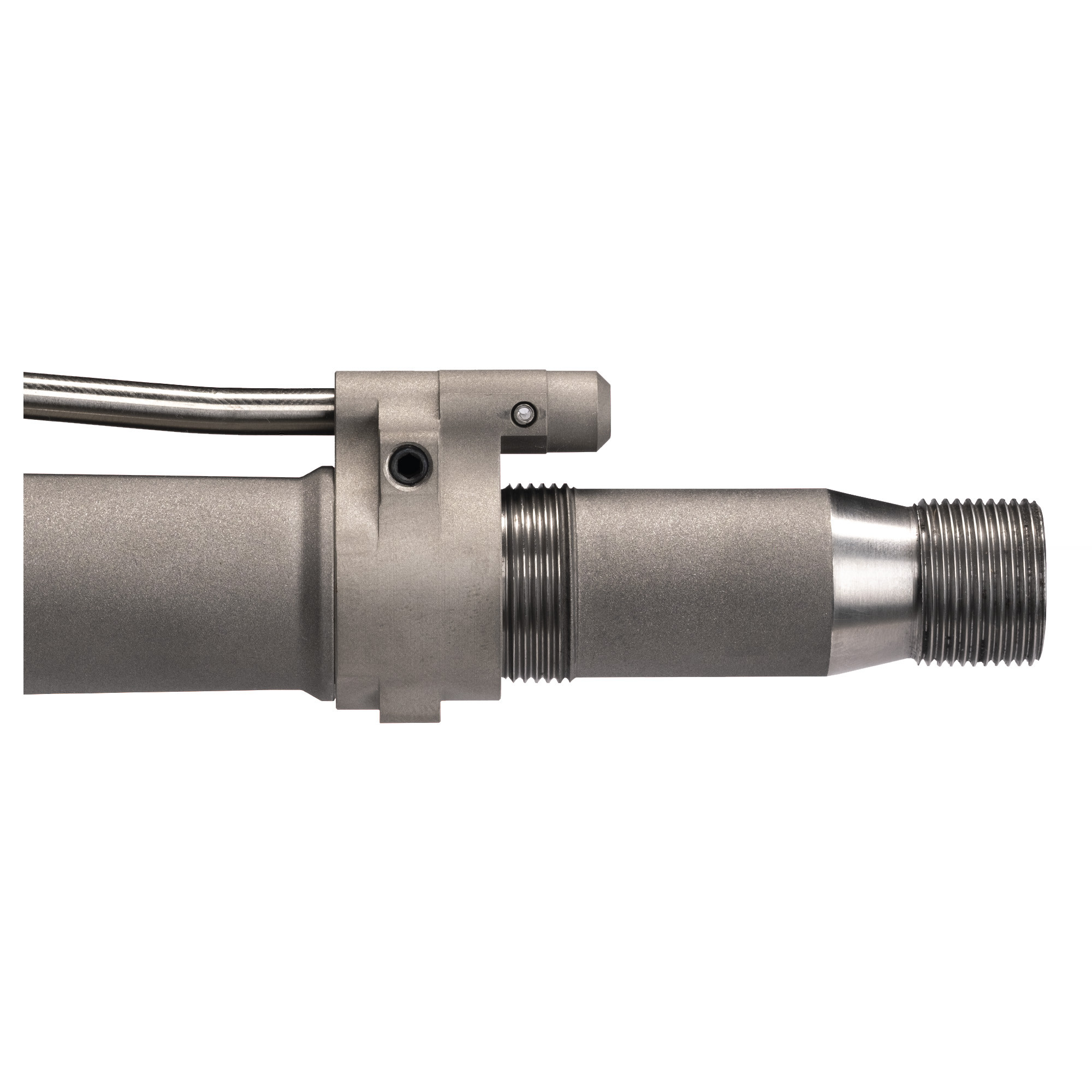 Q LLC GBADJ Gas Block Gas Block Adjustable .750" Silver Steel