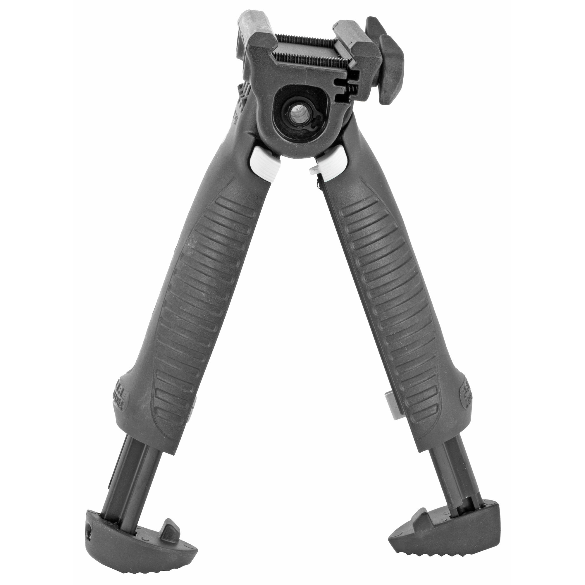FAB Defense FXTPODG2QR T-Pod G2 Quick Release Black Polymer Grip, Aluminum Black Bipod Legs