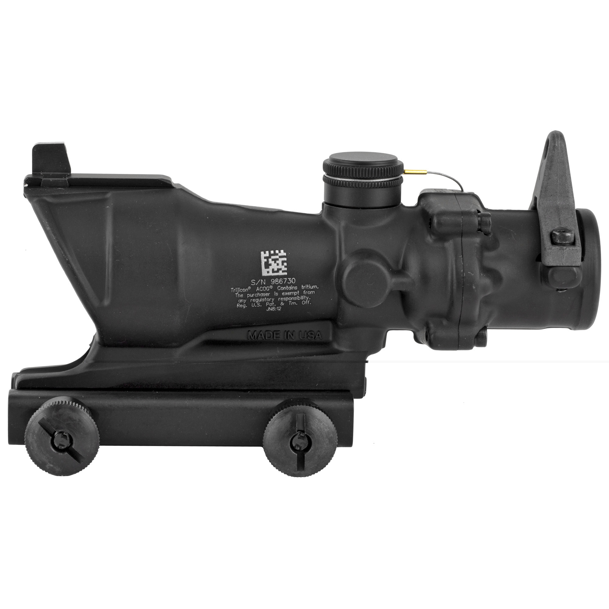 Trijicon 4x32 Acog Rifle Scope Matte, .223 Amber Center Illumination