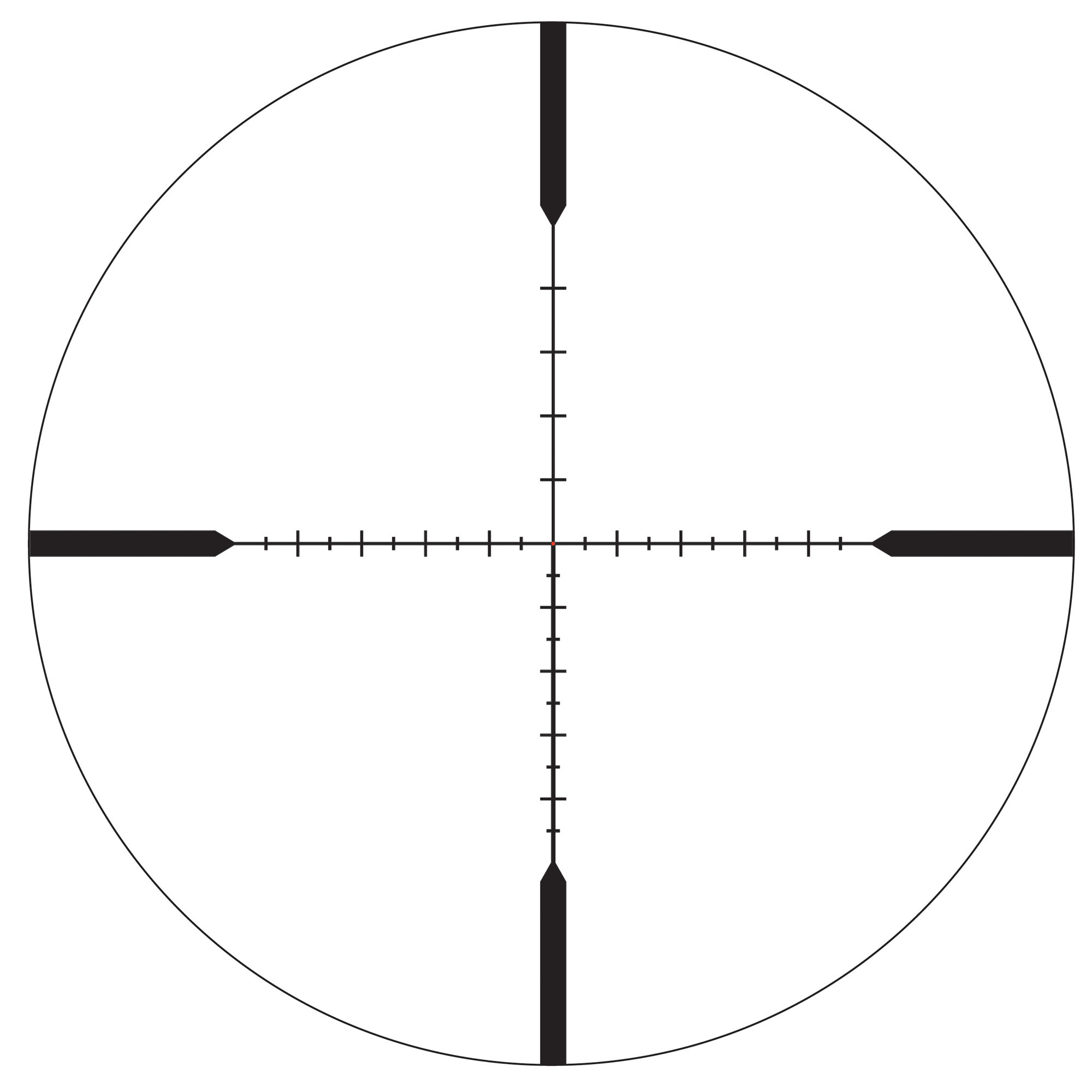 Trijicon 4-24x50 Tenmile 30mm Rifle Scope Matte Black, MRAD Ranging (Red LED Dot), Side Focus
