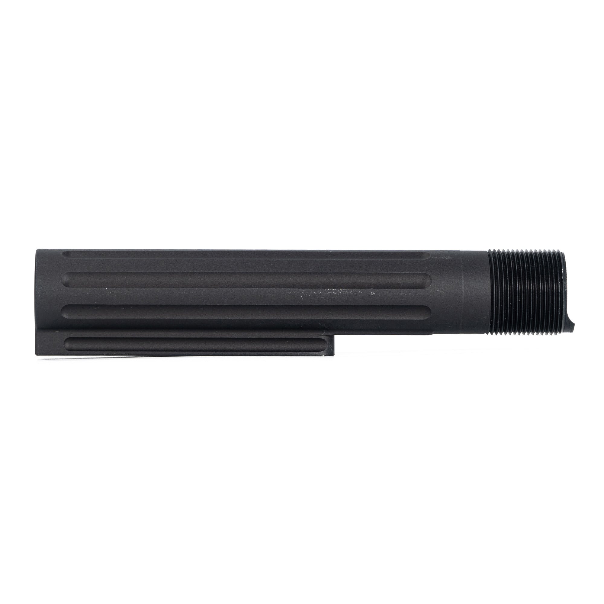 PWS Enhanced Receiver Extension Buffer Tube 6-Position Mil-Spec Diameter AR-15, LR-308 Carbine Aluminum Black