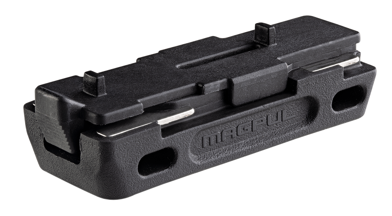 Magpul MAG024-BLK L-Platemade of Stainless Steel with Overmolded Santoprene Rubber & Black Finish for 5.56x45mm NATO USGI 30-Round Aluminum Magazines 3 Per Pack