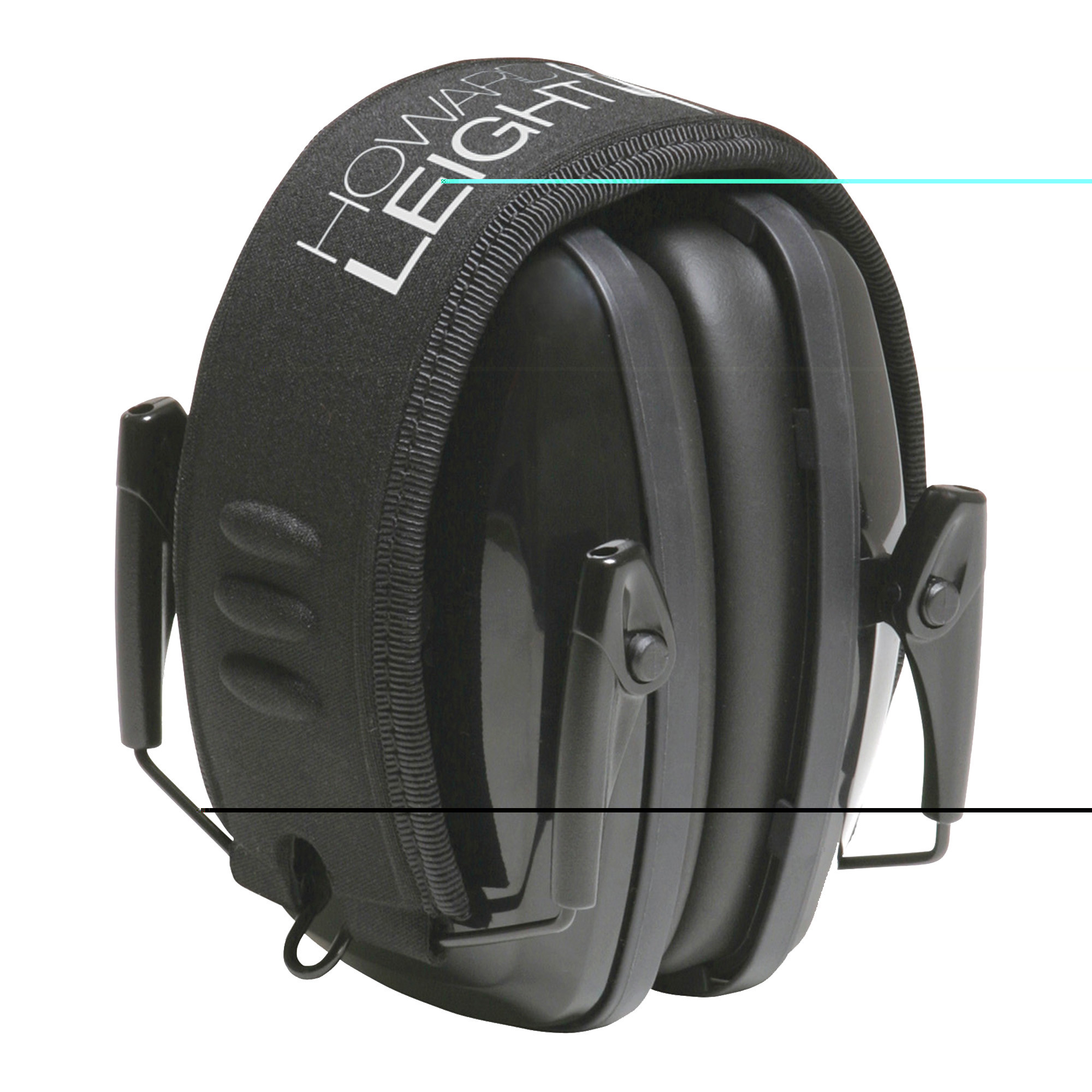 Howard Leight R01523 Leightning Ultra-Slim Passive Muff 23 dB Over the Head Black Adult