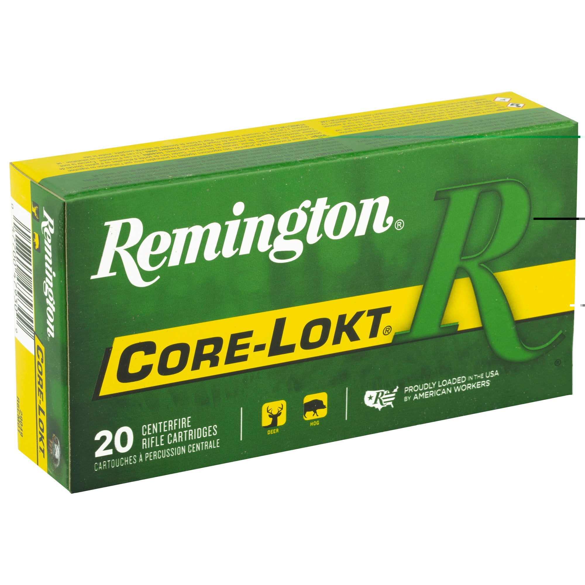 Remington Core-Lokt Ammunition 6mm Creedmoor 100 Grain Pointed Soft Point 20RD