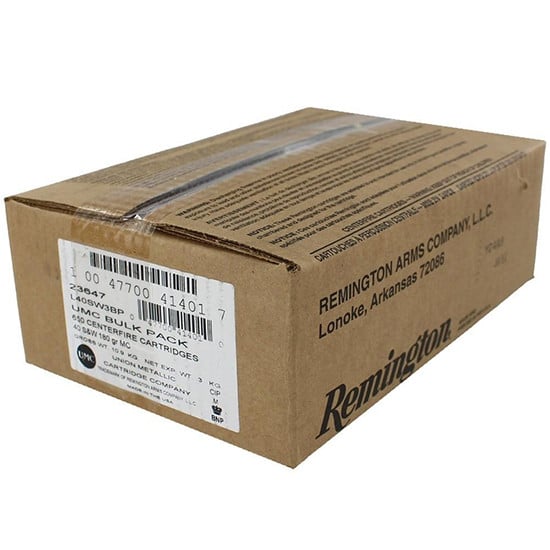 Remington UMC Ammunition 40 S&W 180 Grain Full Metal Jacket