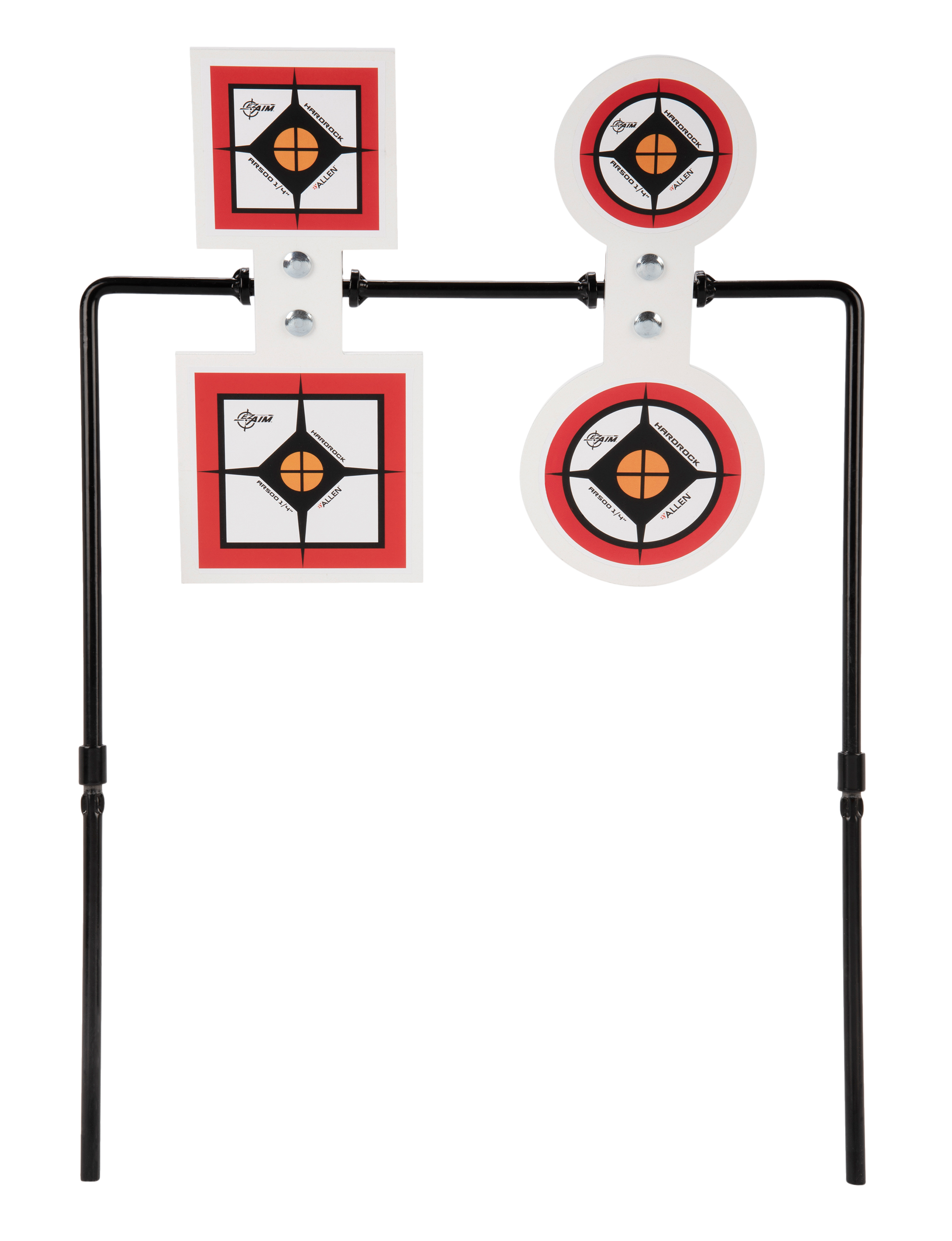 EZ-Aim 15593 Hardrock SpinnerAR500 Round Target & Stand .25" Thick