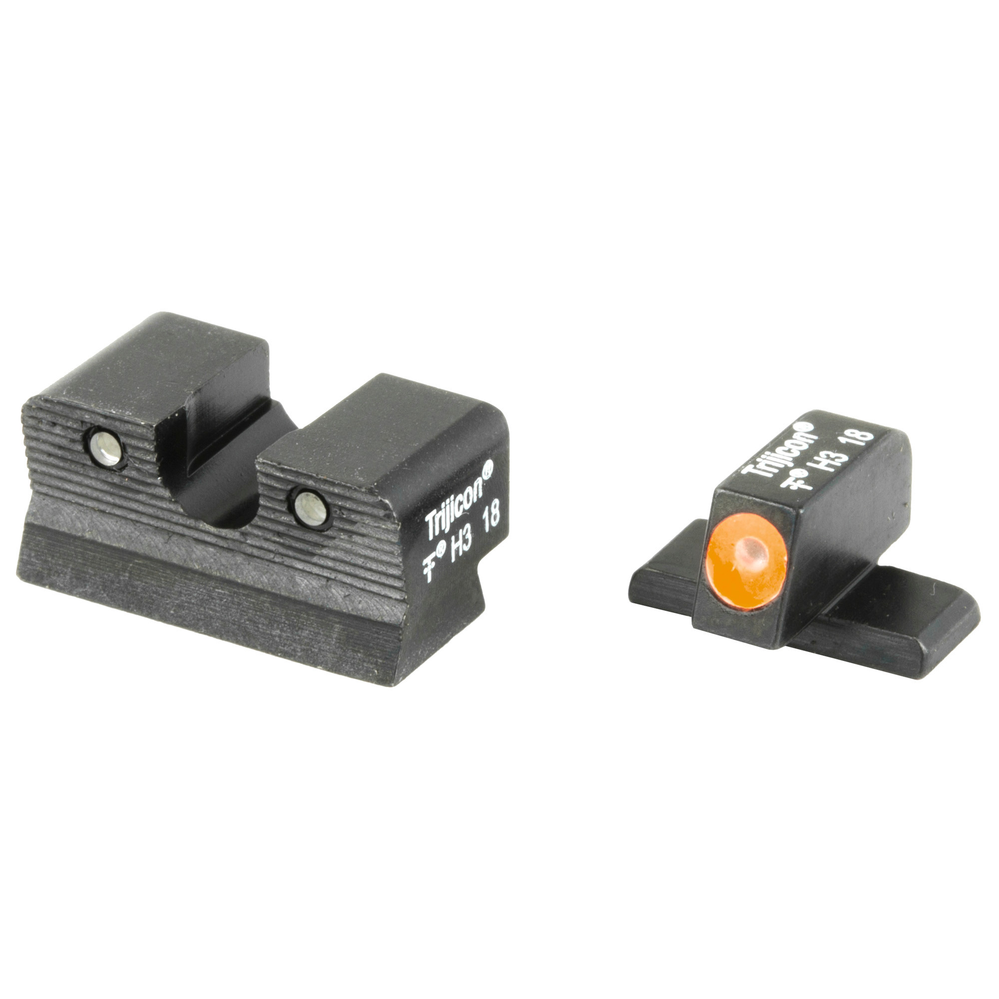 Trijicon HD Night Sight Set Springfield XDS Steel Matte 3-Dot Tritium Green with Front Dot Outline