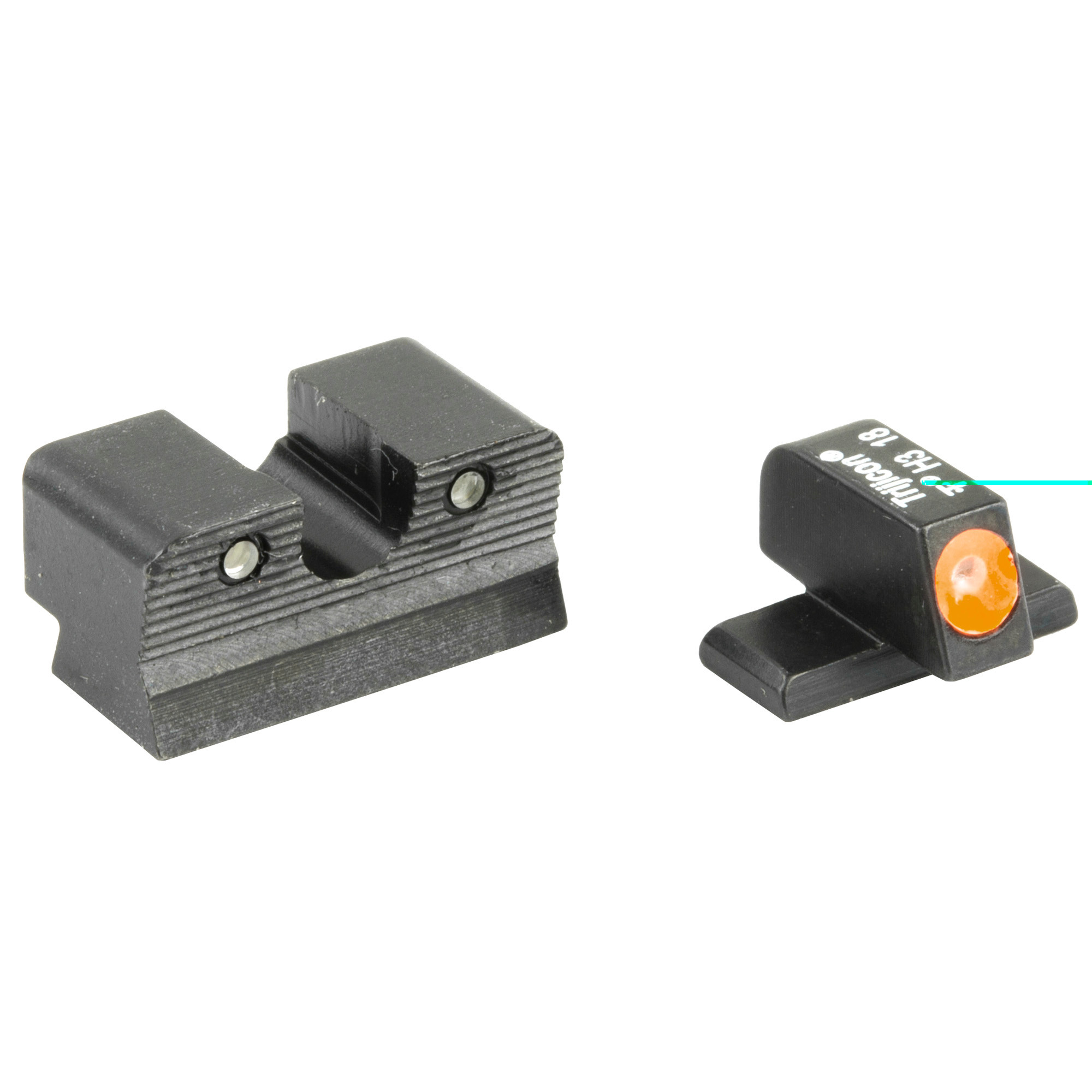 Trijicon HD Night Sight Set Springfield XDS Steel Matte 3-Dot Tritium Green with Front Dot Outline