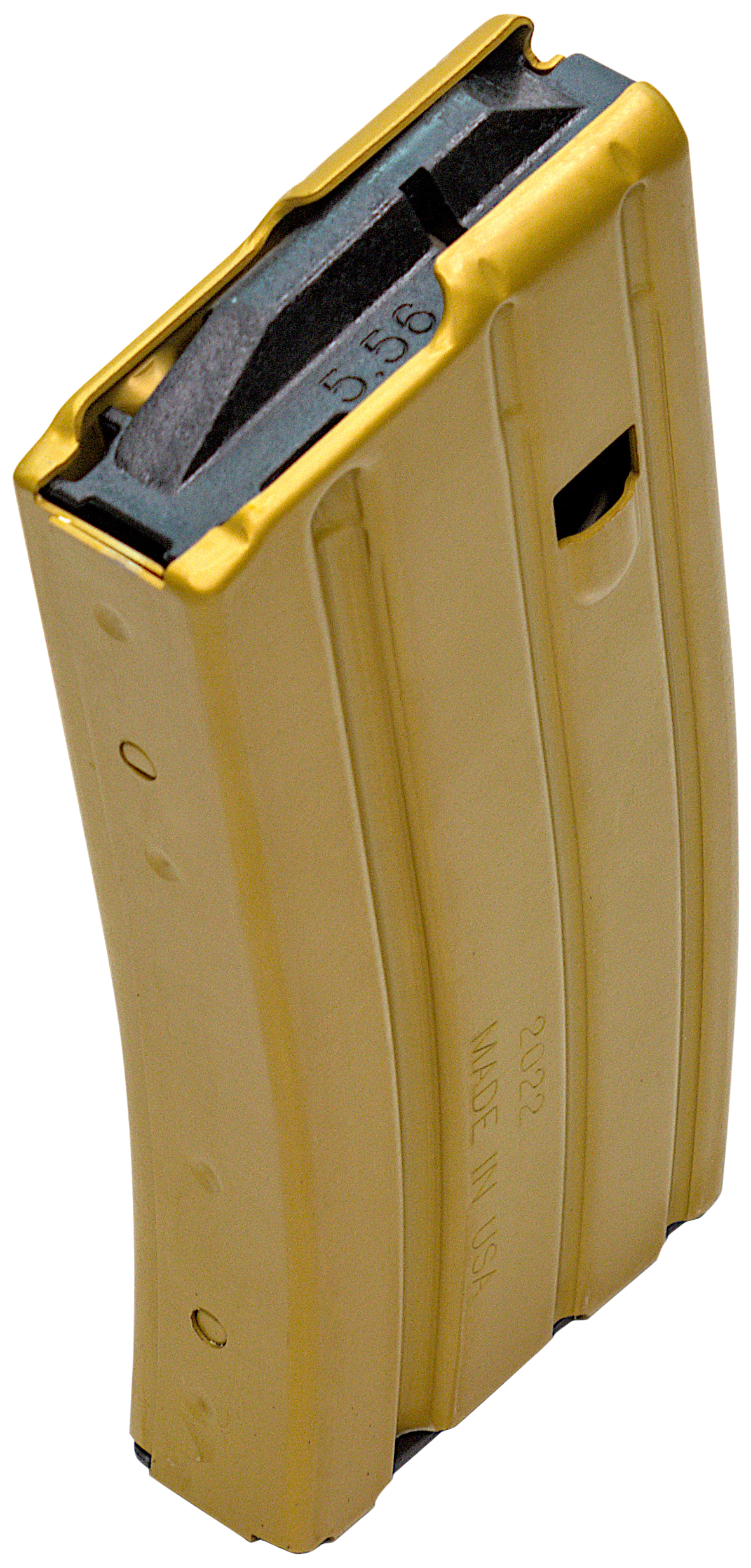 DuraMag 2023009175CPD AR-15 Duramag Speed 20rd 300 Blackout .223 Cal/5.56 Fits AR-15 Desert Gold Aluminum