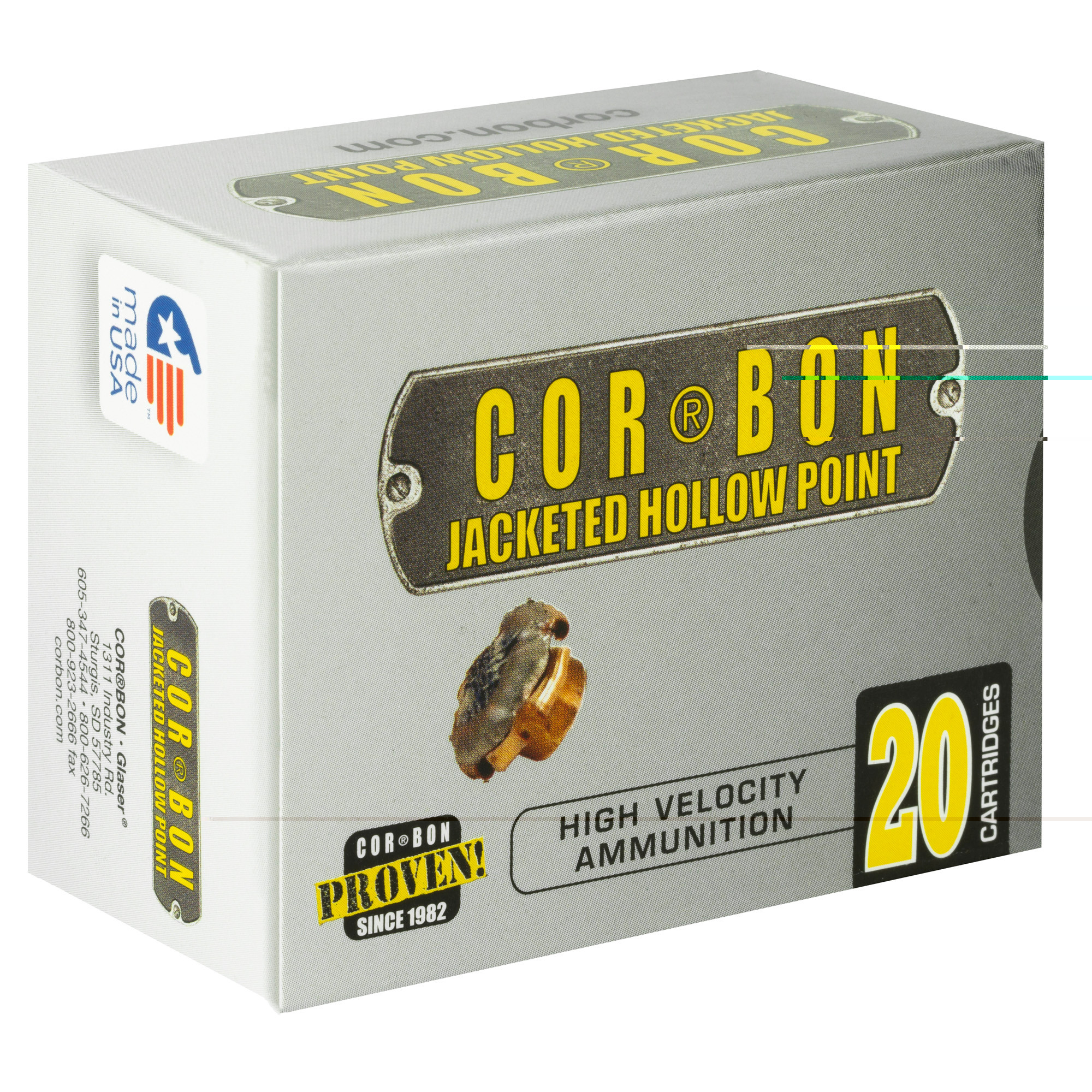 Cor-Bon Self Defense 38 Special +P 125 gr Jacketed Hollow Point (JHP) 20 Bx/ 25 Cs