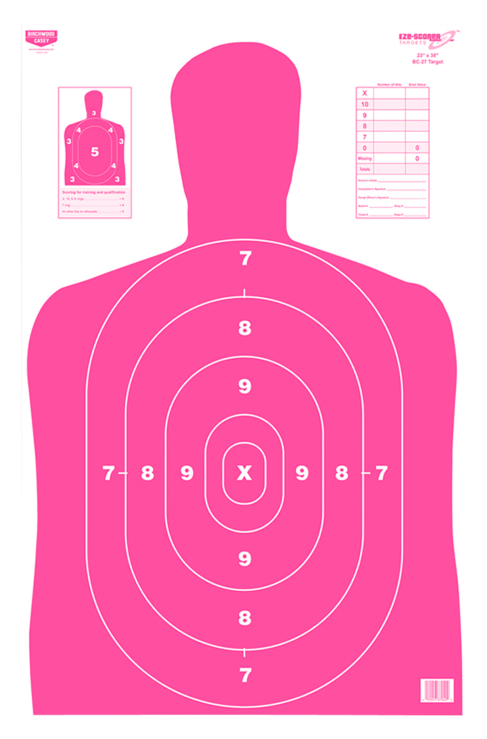 Birchwood Casey Eze-Scorer 23 in. x35 in. BC27 Pink Paper-100 Eze-Scorer 23"X35" Bc27 Pink Paper-100