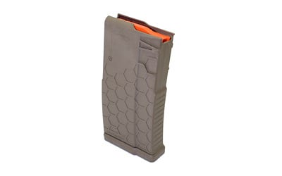 Hexmag HX20SR2551FD SR-25Flat Dark Earth Detachable 20rd 308 Win, 7.62x51mm NATO for AR-10