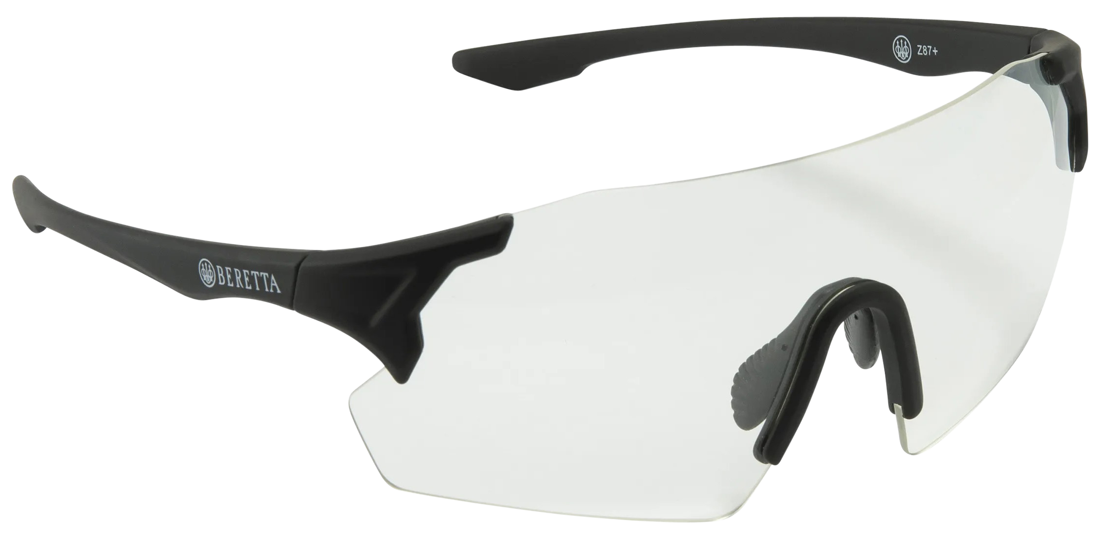 Beretta USA OC061A2854014HUNI ChAllenge EVO Glasses Clear Lens Black Frame