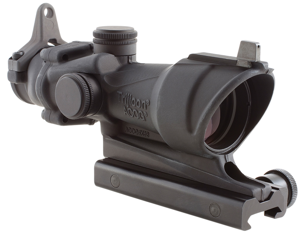 Trijicon 4x32 Acog Rifle Scope Matte, .308 Amber Center Illumination