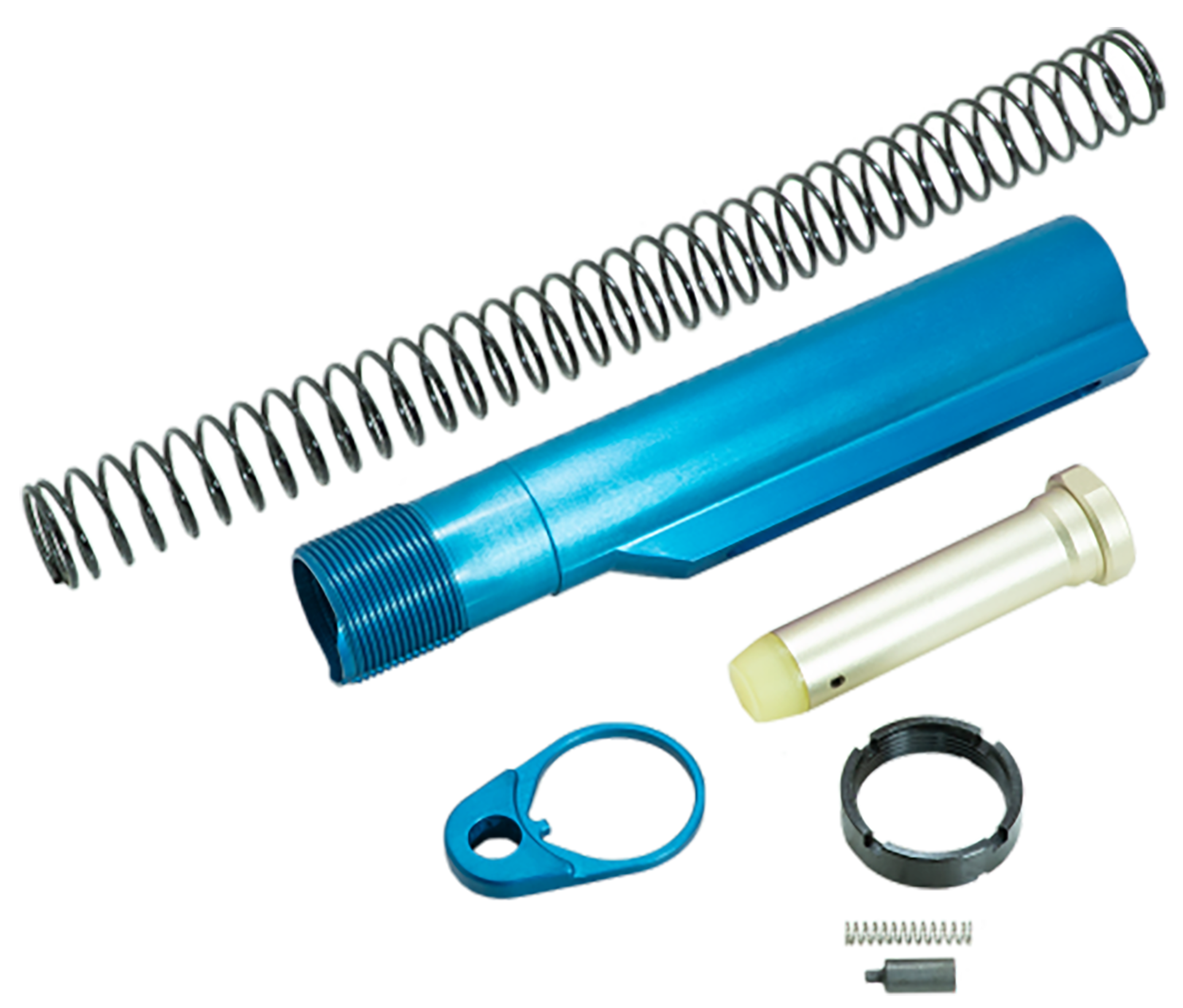 Timber Creek Outdoors ARBTKB Buffer Tube KitBlue Anodized for AR-15