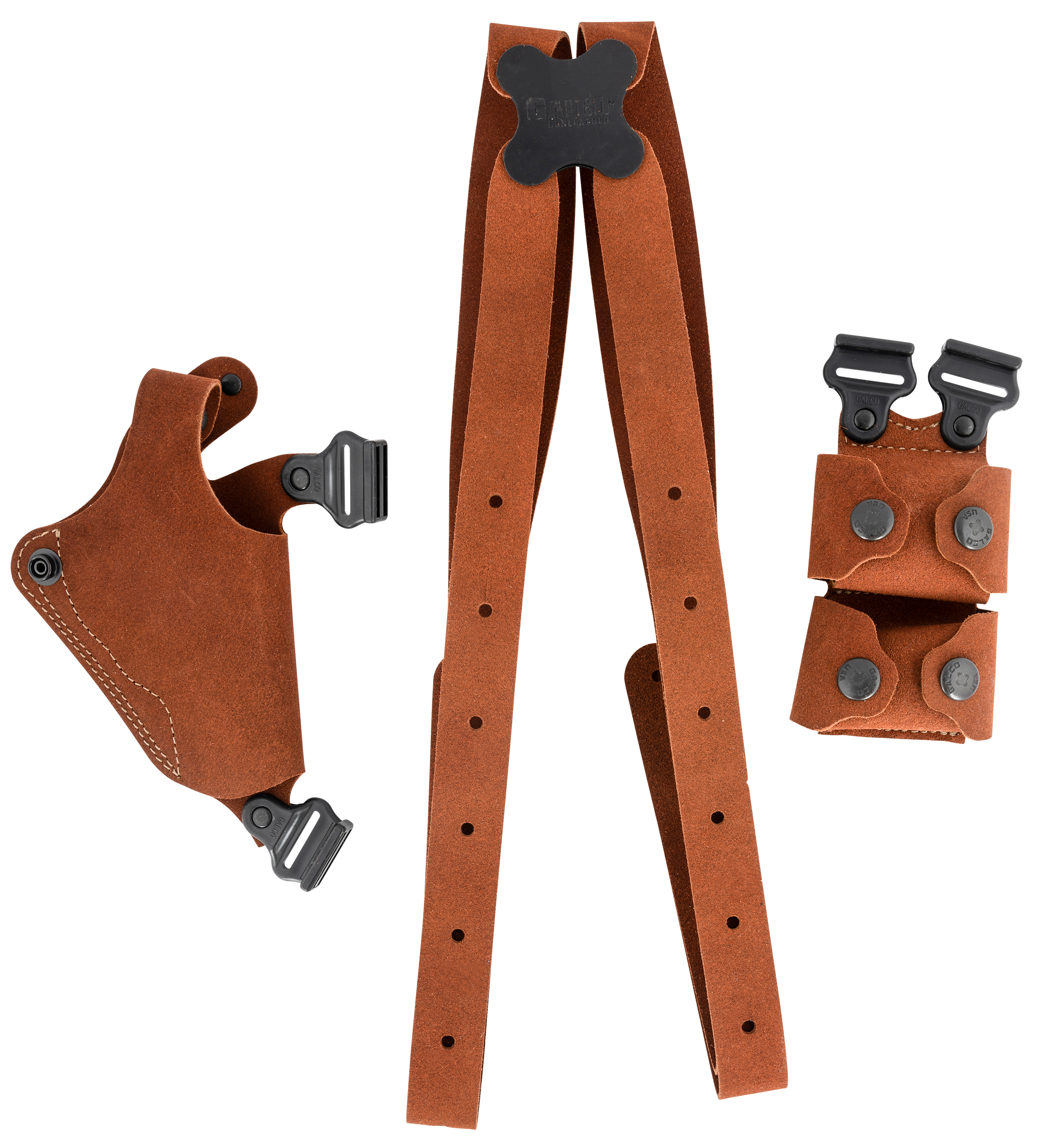 Galco CL2160 Classic Lite 2.0 Shoulder System Size Fits Chest Up To 56" Natural Leather Shoulder Fits S&W J Frame Fits Charter Arms Undercover Right Hand