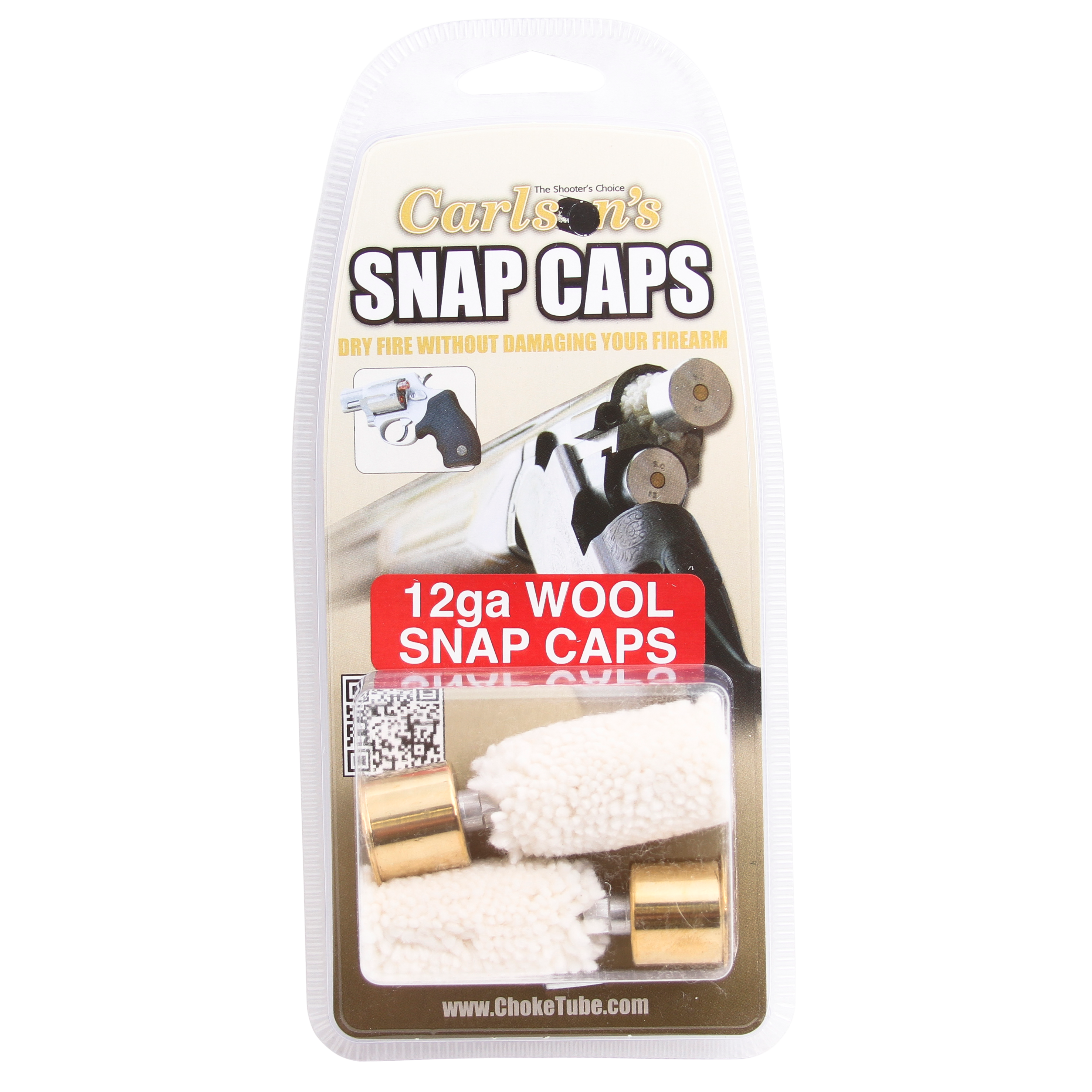 Carlson's Choke Tubes 00108 Snap Cap Wool 12 Gauge Wool w/Brass Base 2