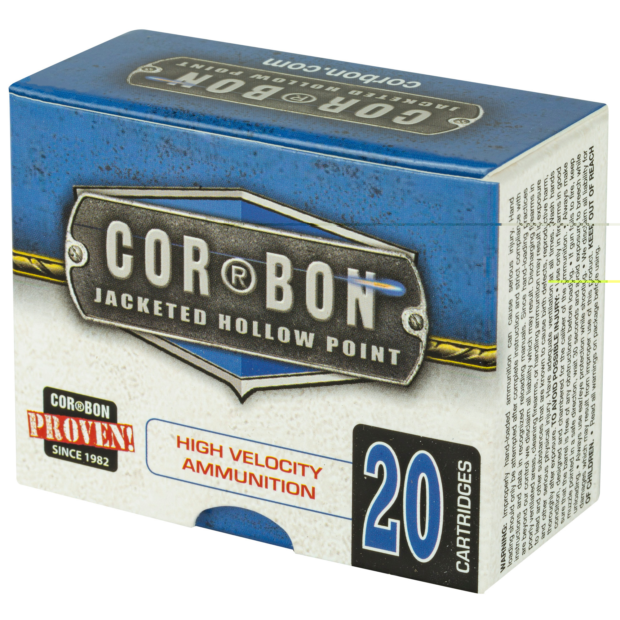 CorBon Self Defense 9mm Luger 20rd Ammo 90 Grain JHP 25 Boxes Per Case