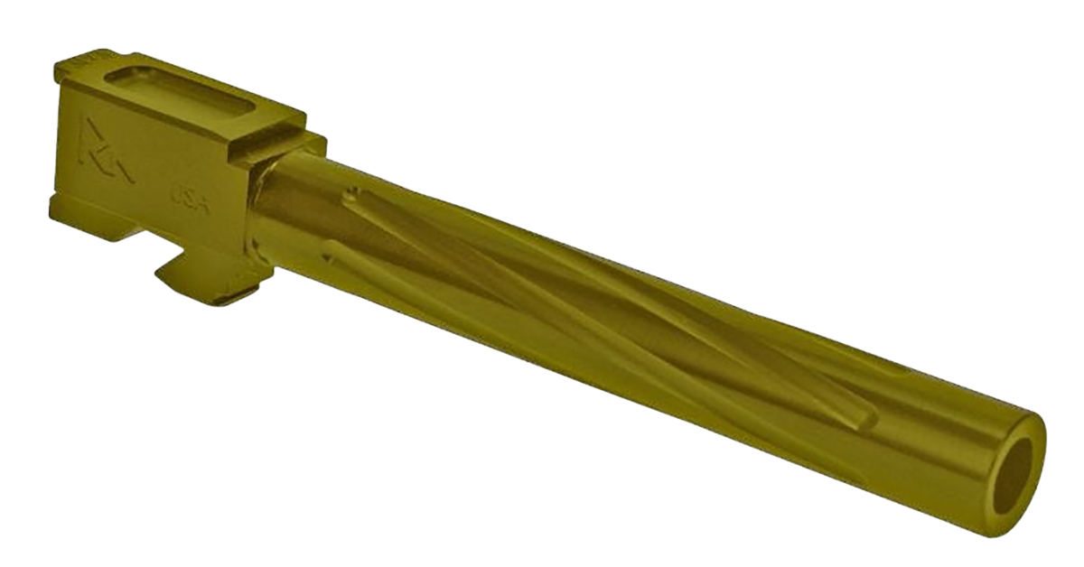 Rival Arms RA20G701E Precision V1 Drop-In Barrel 9mm Luger 5.31" Gold PVD Finish 416R Stainless Steel Material for Glock 34 Gen3-4