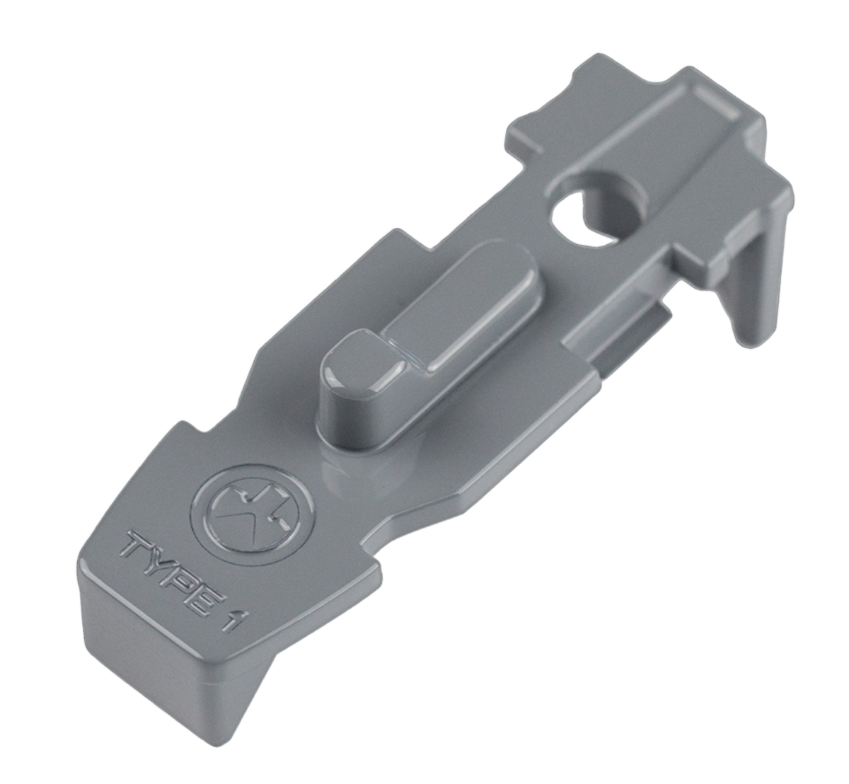 Magpul MAG803-GRY Tactile Lock-Plate Type 1 made of Polymer with Stealth Gray Finish & 1/8" Single Ridge for PMAG 10/20/30 AR/M4 GEN M3 & PMAG AR 300 B GEN M3 Floor Plates 5 Per Pack