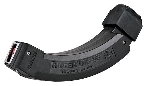 Ruger BX-25x2 Magazine 10/22, American Rimfire, Precision Rimfire 22 Long Rifle Tandem 25-Round Polymer Black